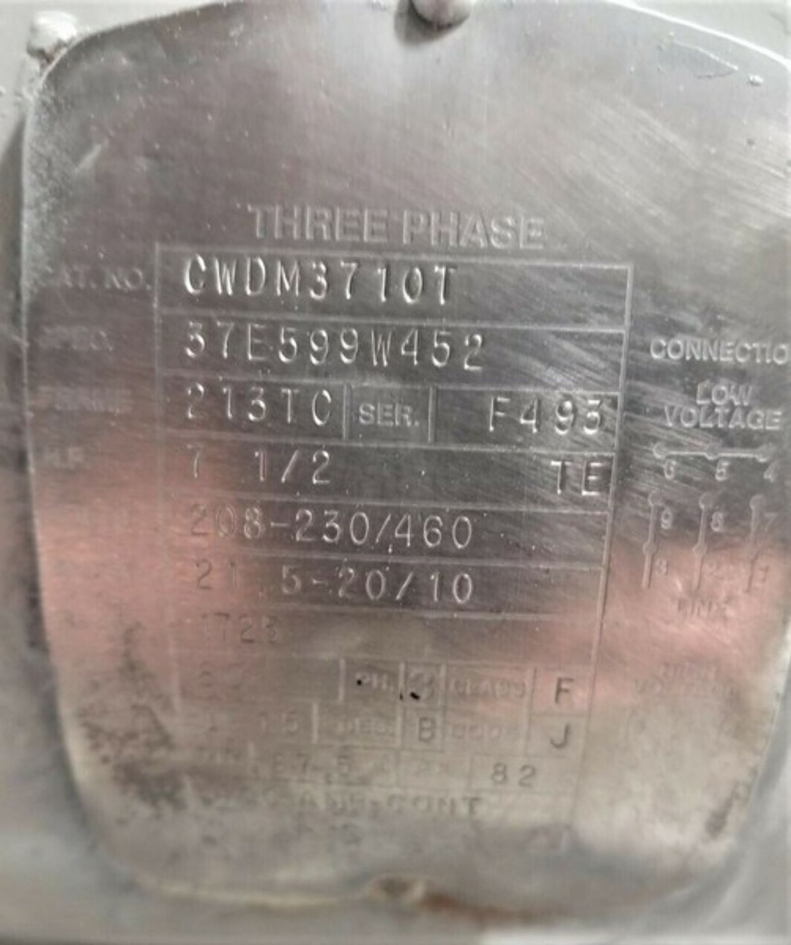 Waukesha SPX Model 134 Stainless Steel Sanitary Positive Displacement Pump, Serial # 300918 02 - Bild 4 aus 9