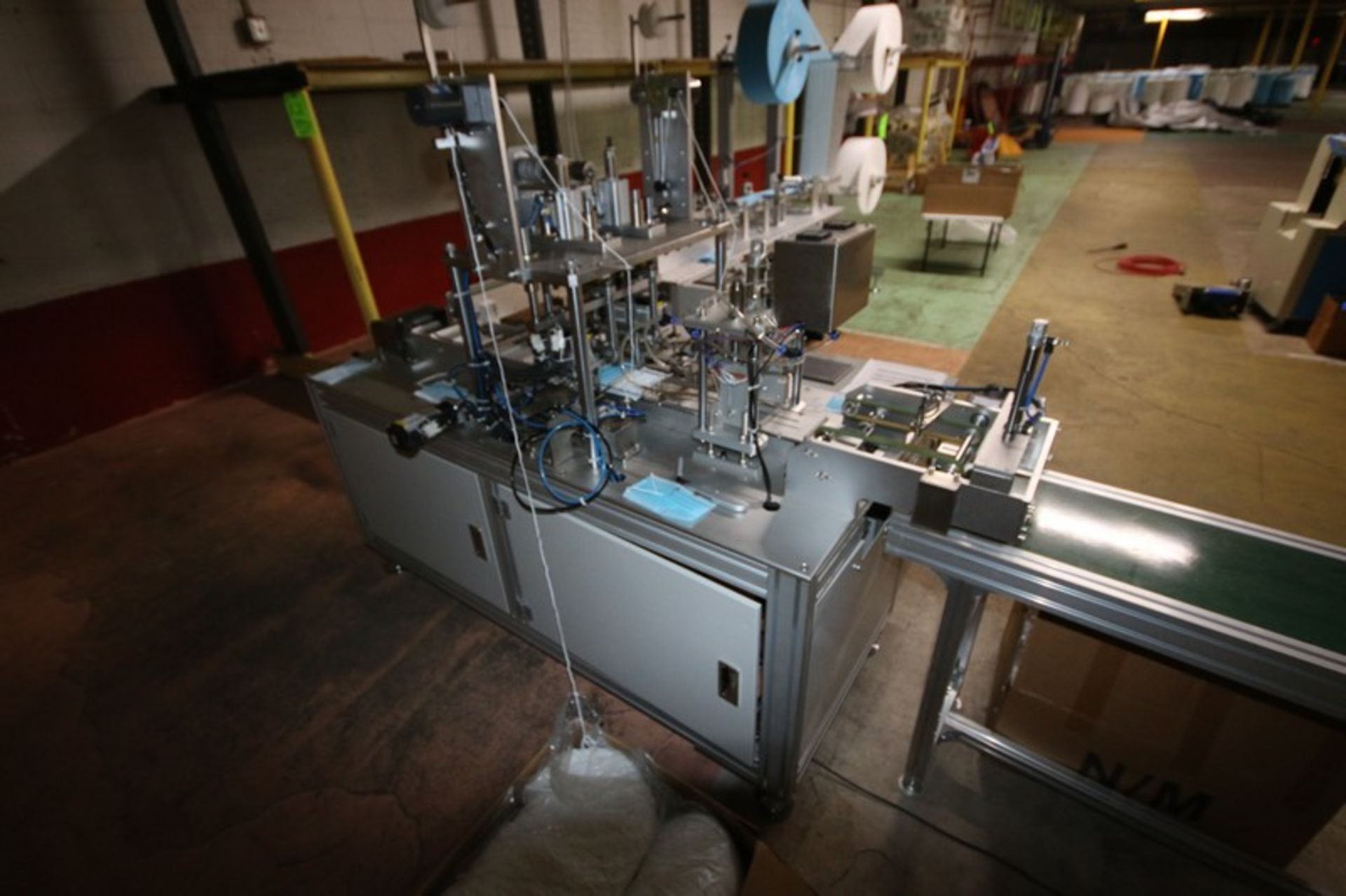 Ultra-Sonic Mask Manufacturing Line, Includes Mask Weave Machine, Nose Bridge and Ear Loop - Image 10 of 13