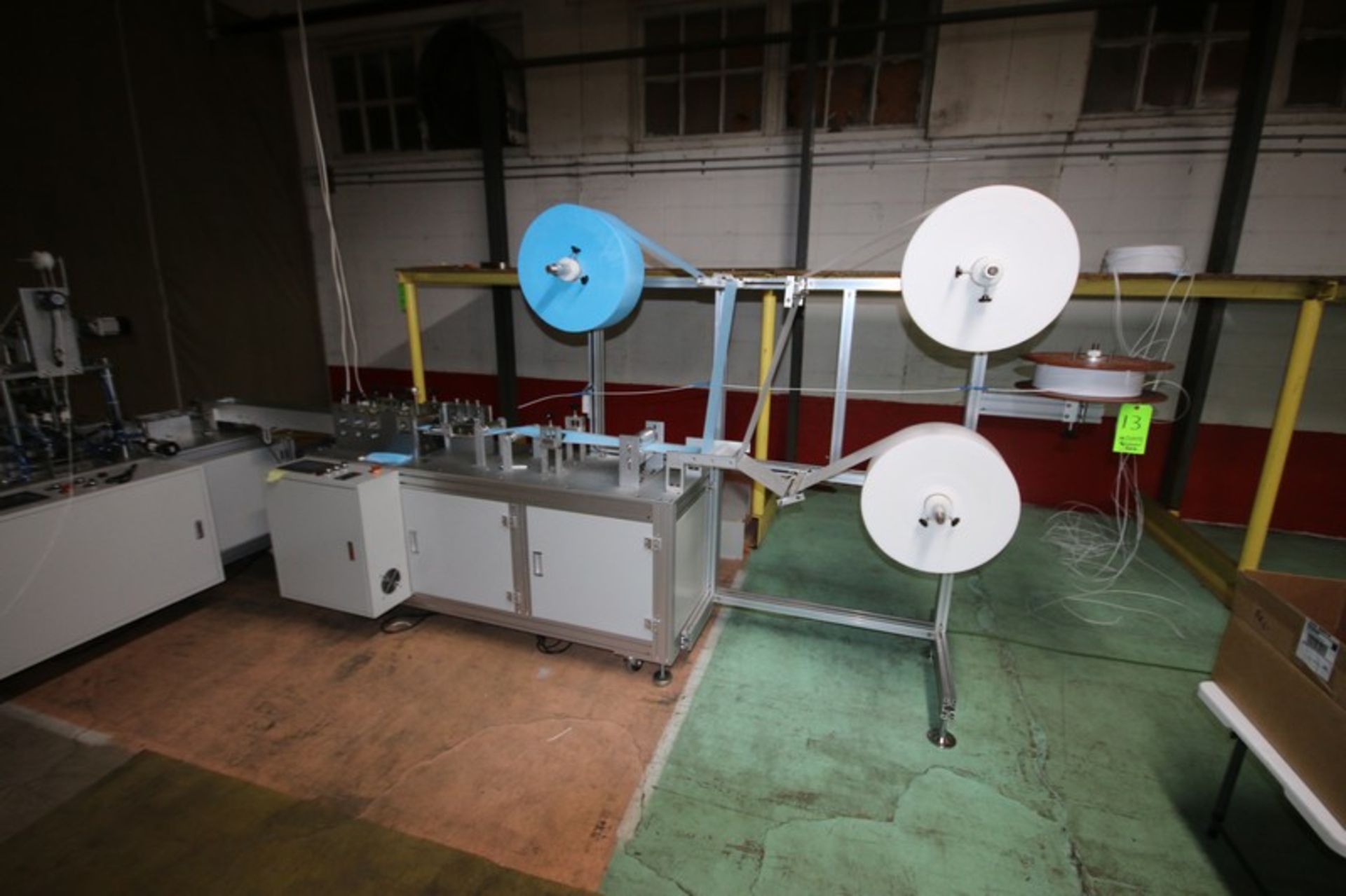 Ultra-Sonic Mask Manufacturing Line, Includes Mask Weave Machine, Nose Bridge and Ear Loop - Image 2 of 13