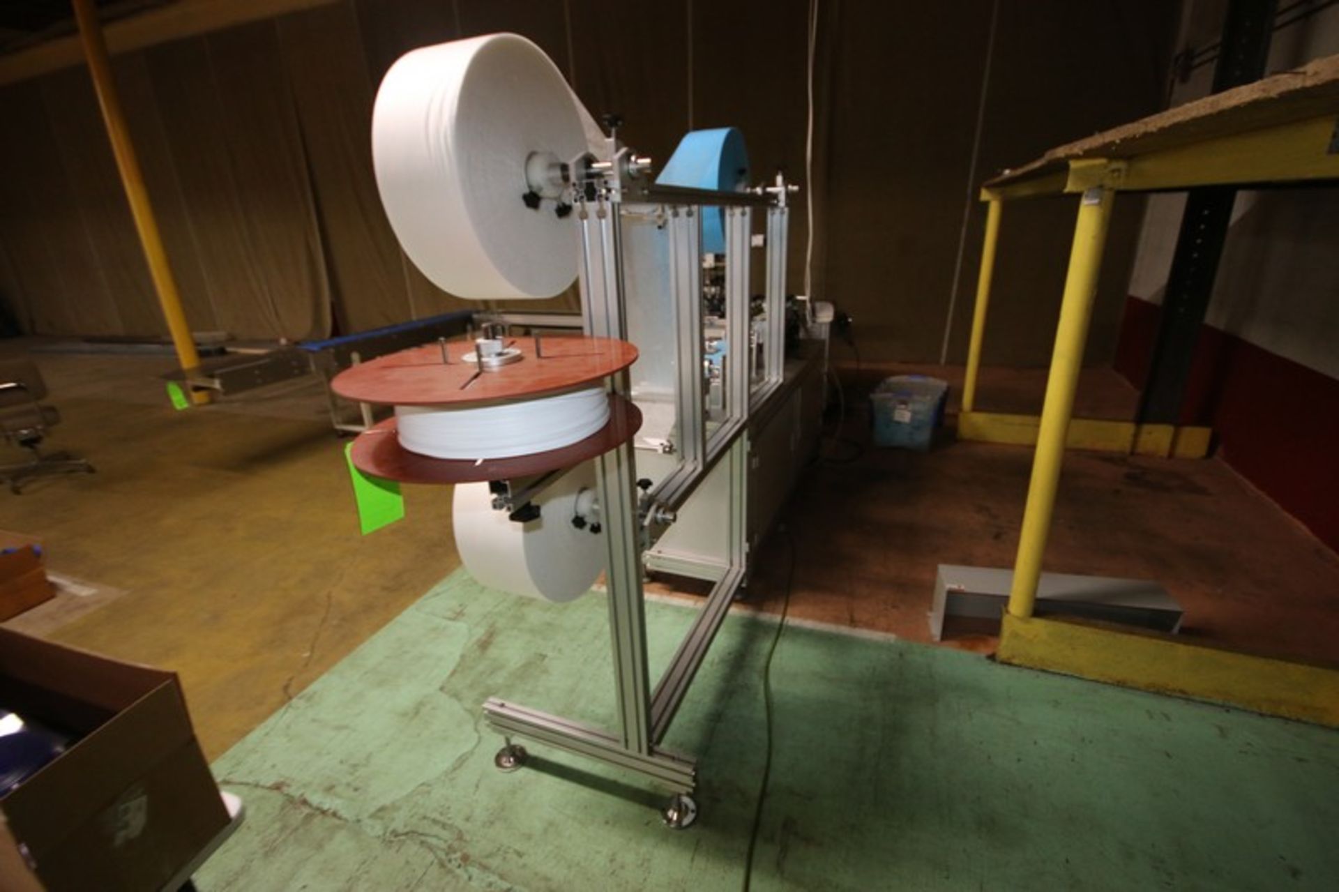 Ultra-Sonic Mask Manufacturing Line, Includes Mask Weave Machine, Nose Bridge and Ear Loop - Image 6 of 13