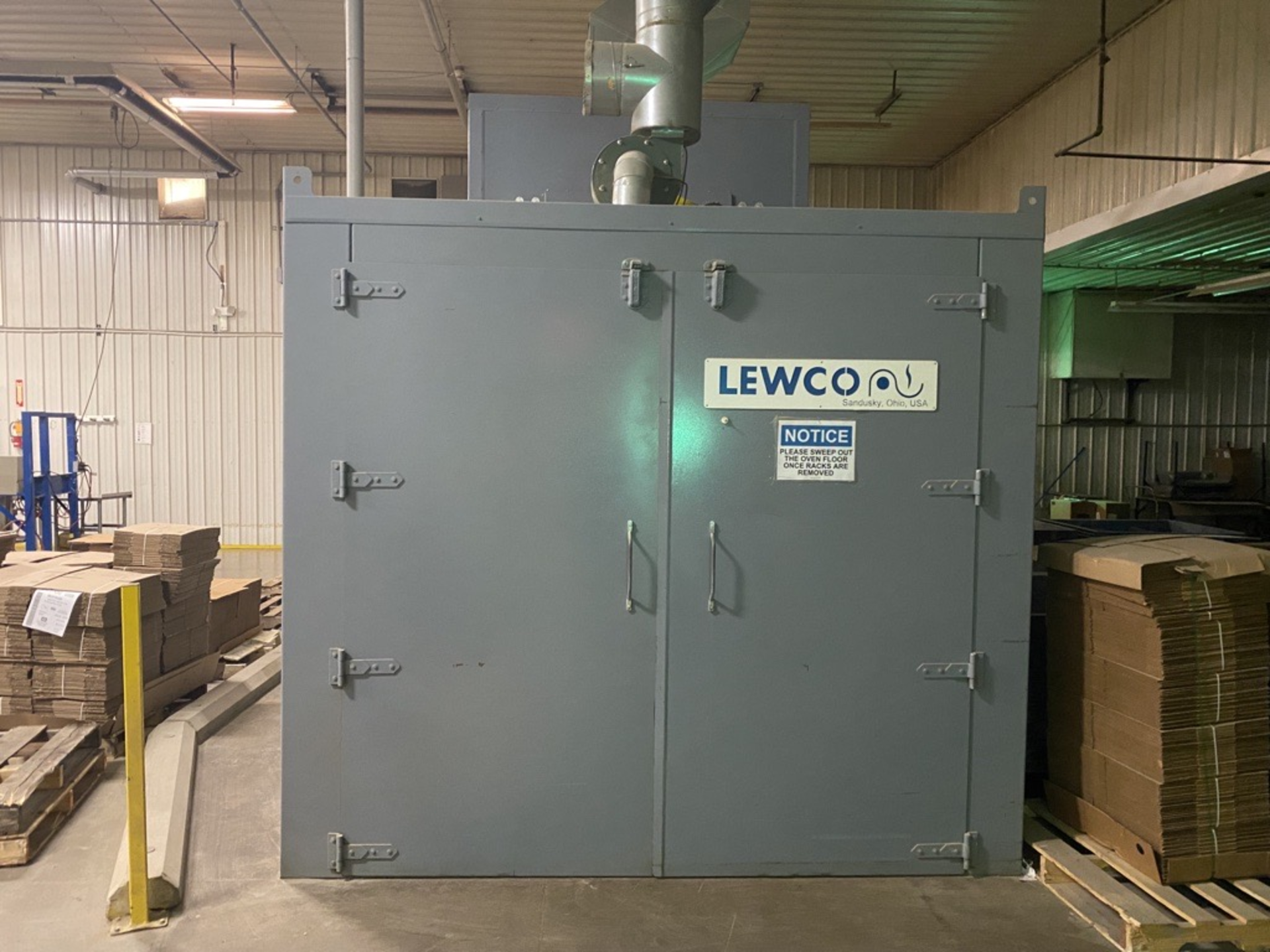 Lewco Oven, Model NS-WIT05ED, S/N 040399-001, Max. 450 Degree F, 480 V, 3 Phase, - Image 2 of 15