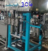 Custom Built Four Head Gallon Filler, Stainless - was used to fill gallon jugs (LOCATED IN IOWA,