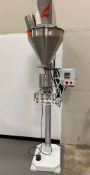 All Fill Semi Automatic Filler. Model: B-350E-3322. Comes with Foot Pedal And Control Panel. 480