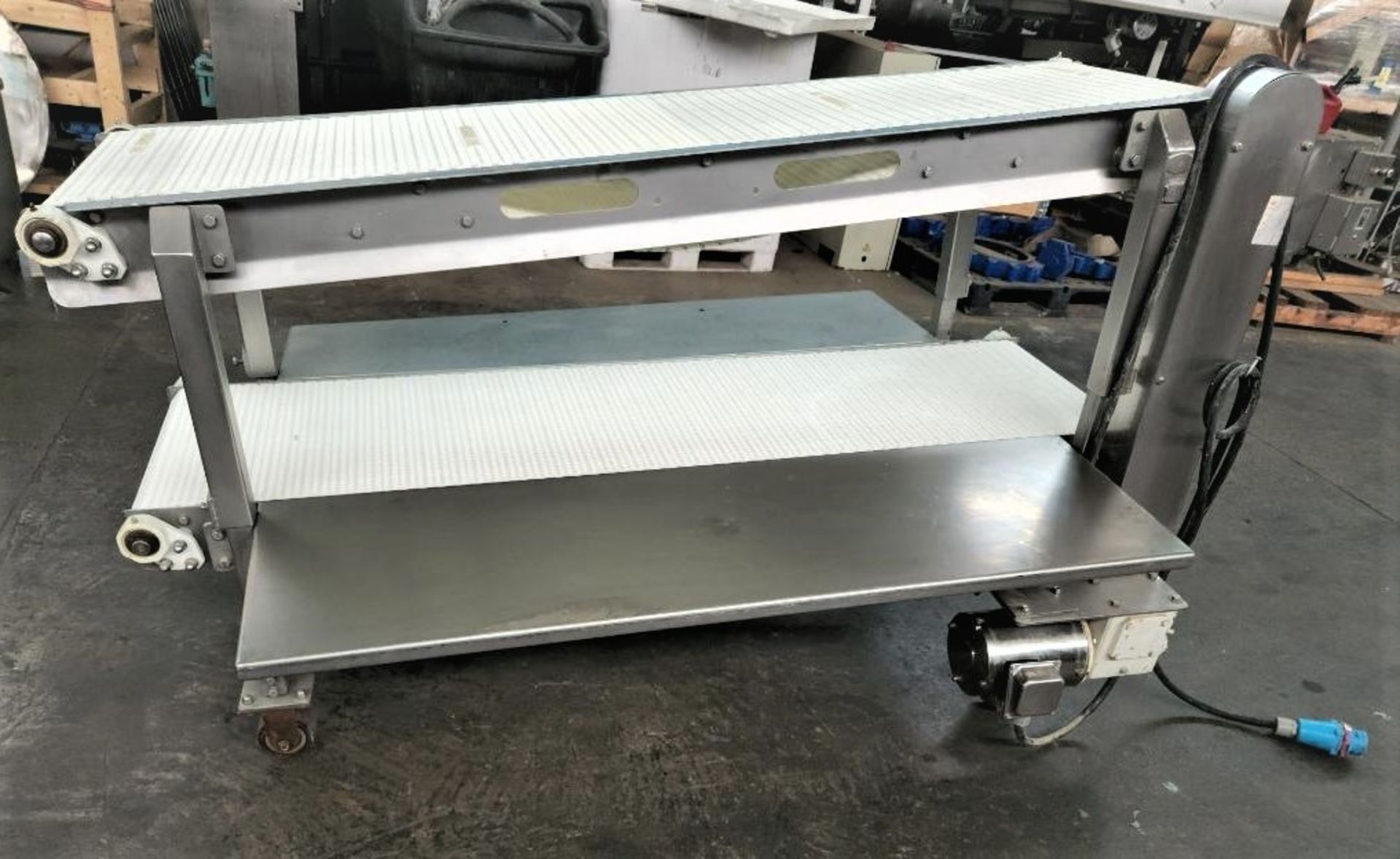 Dual Pack Off 18" S/S Sanitary Conveyor, Last Used in the food industry and remains in excellent - Image 4 of 5