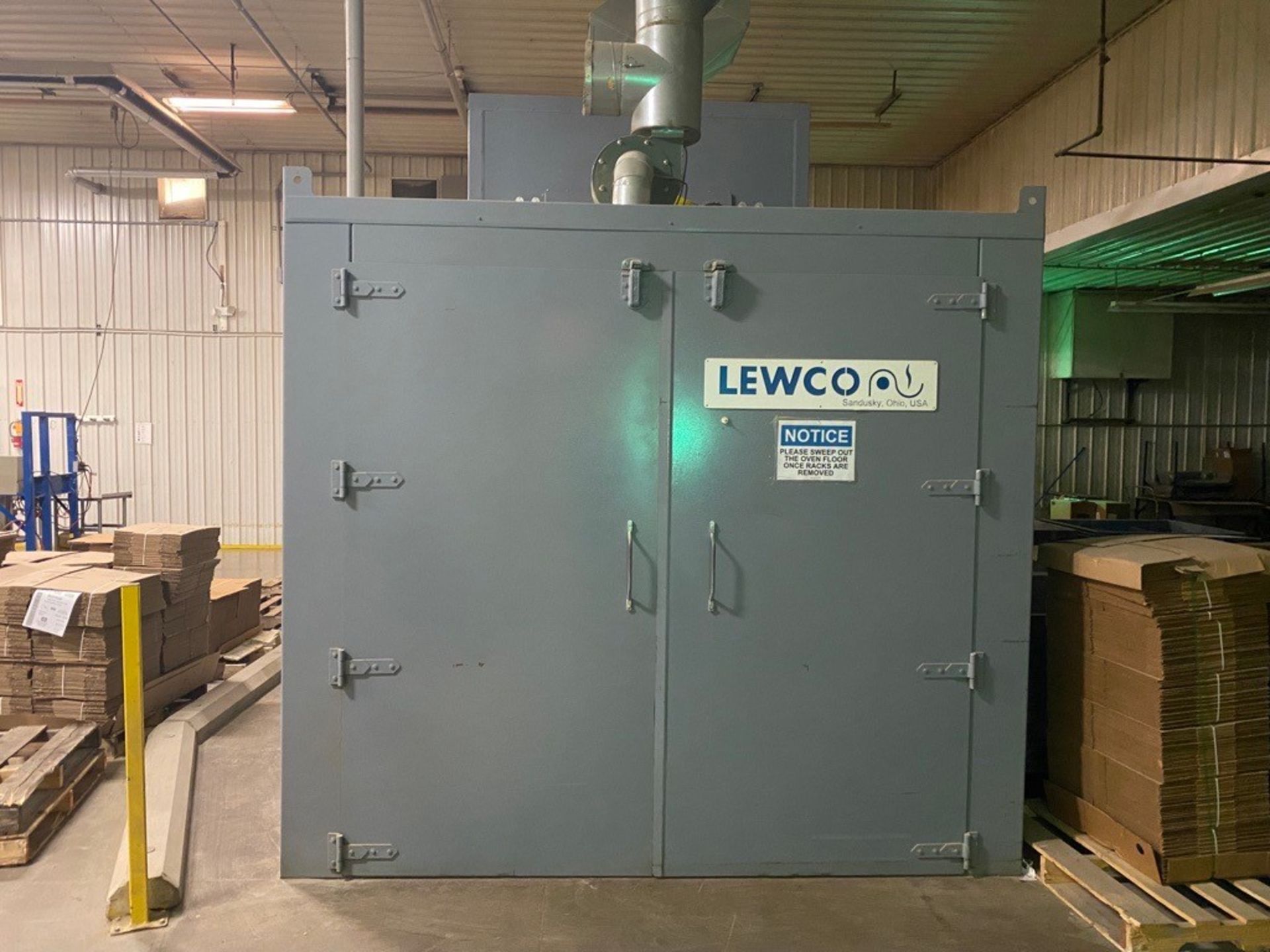 Lewco Oven, Model NS-WIT05ED, S/N 040399-001, Max. 450 Degree F, 480 V, 3 Phase, - Image 3 of 15