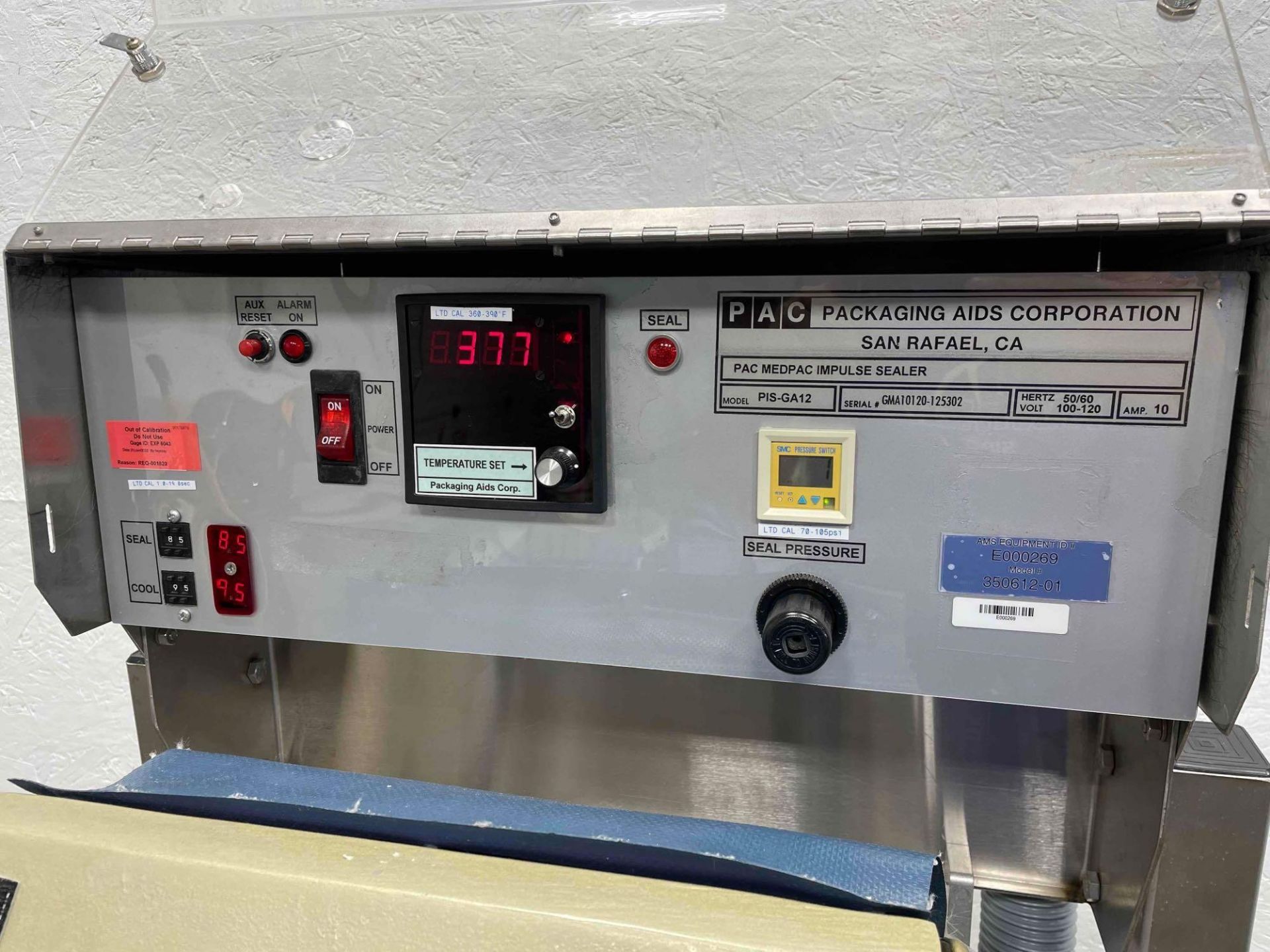 Make: PAC Packaging Aids Corporation, Model: PIS-GA12, Type: Impulse Sealer, Serial Number: - Image 4 of 13