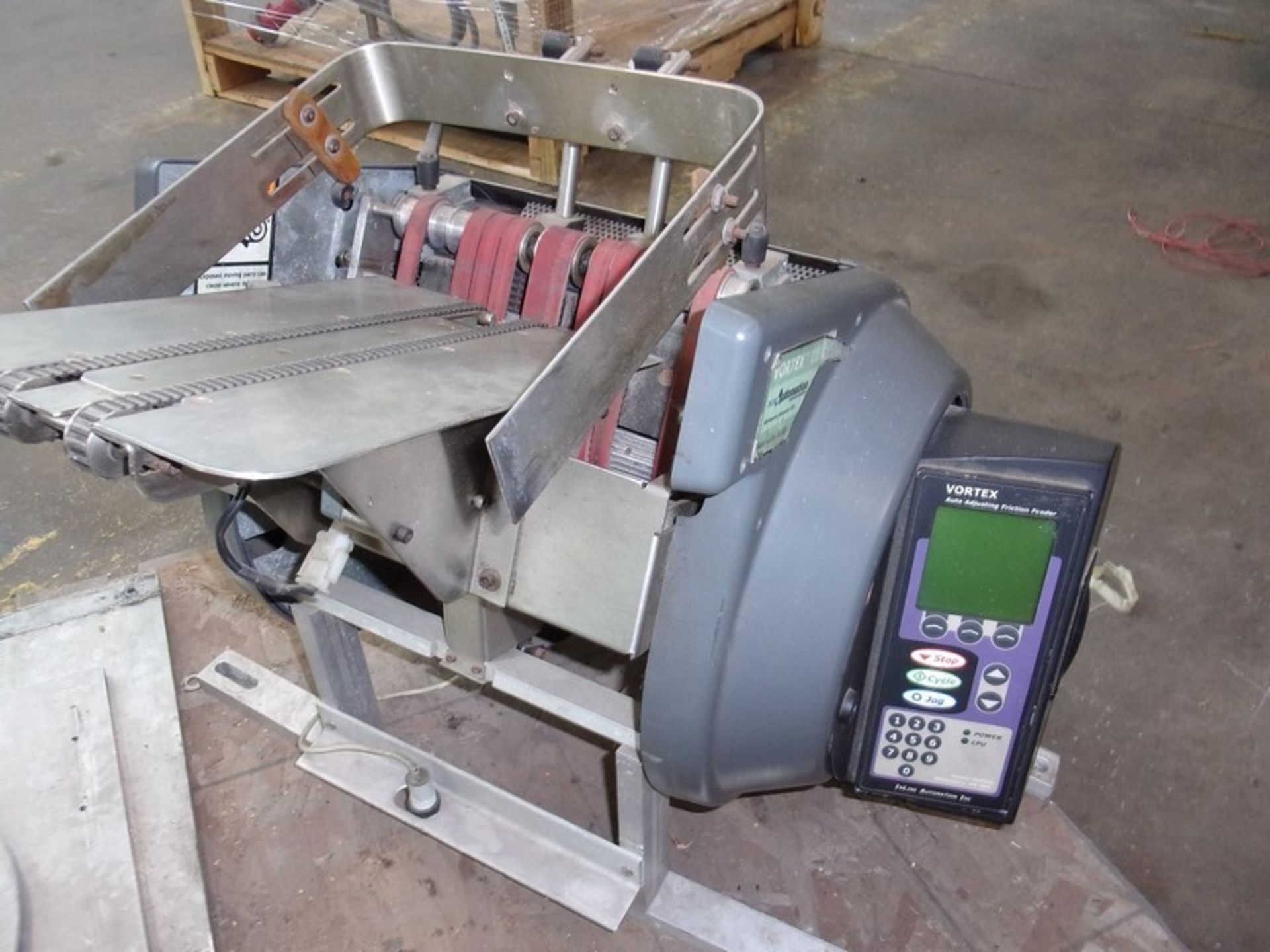 Vortex Inline Automation Auto Adjusting Friction Feeder, Model 1200L, S/N 040803, Unit was last used - Image 4 of 8