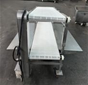 Dual Pack Off 18" S/S Sanitary Conveyor, Last Used in the food industry and remains in excellent