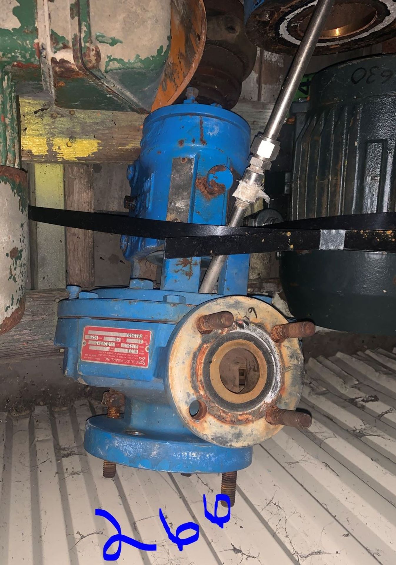 Stainless Steel Goulds Pump (LOCATED IN IOWA, RIGGING INCLUDED WITH SALE PRICE) -- Optional