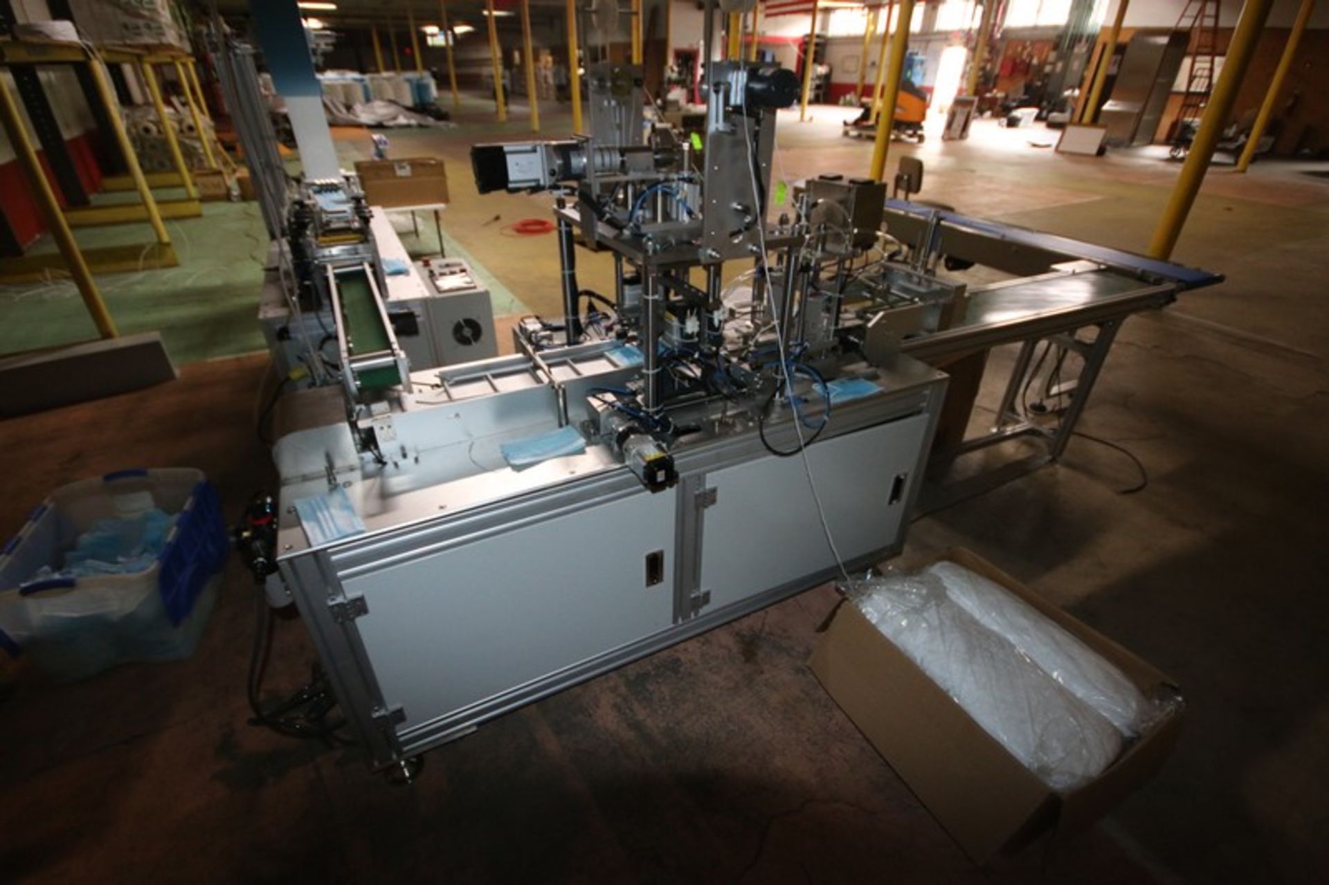 Ultra-Sonic Mask Manufacturing Line, Includes Mask Weave Machine, Nose Bridge and Ear Loop - Image 11 of 13