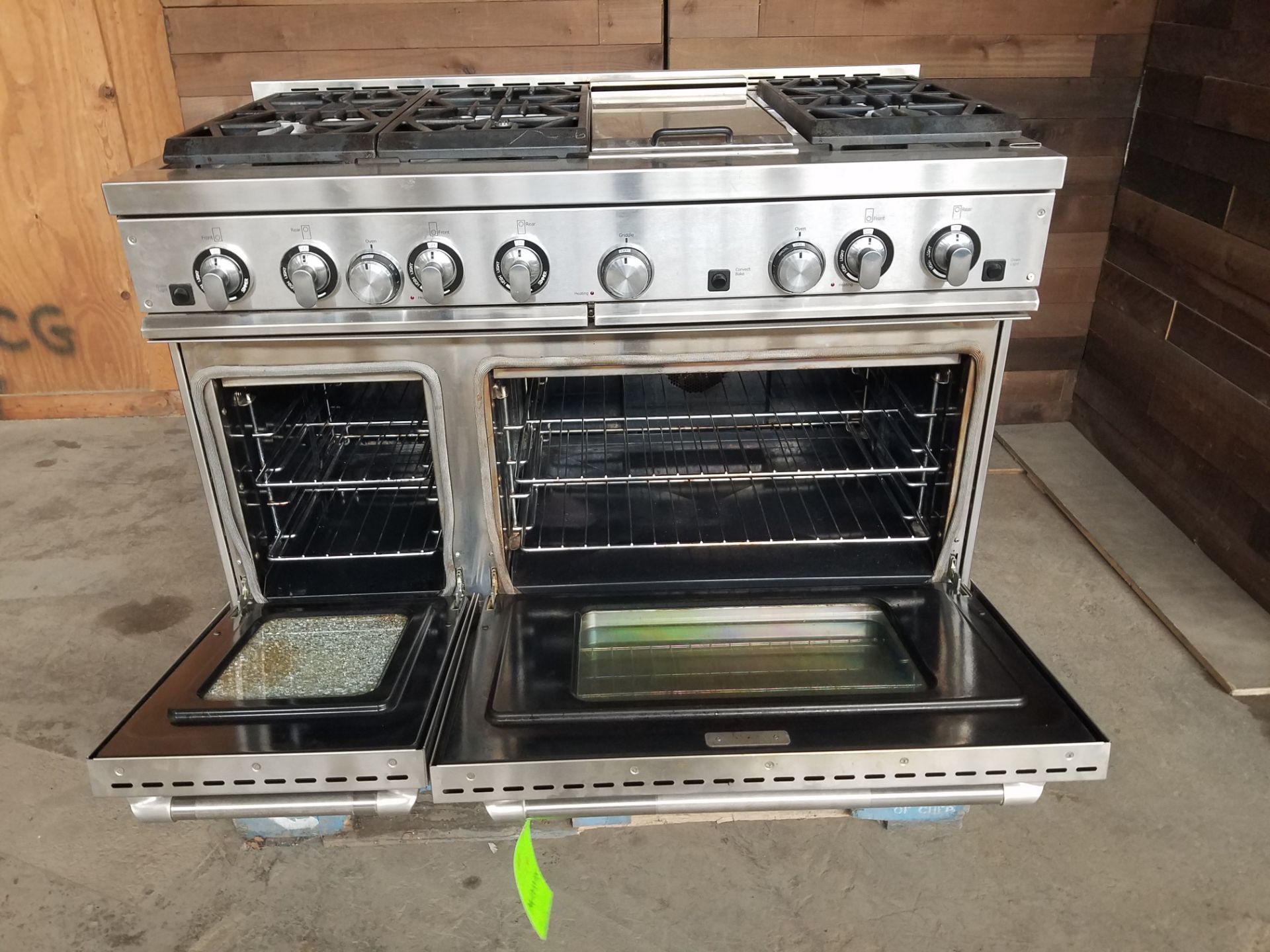 Jenn-Air Maytag PRG4810 Gas Oven, S/N 10000156PC with Griddle, Boiler and 6-Burner Stove - Image 2 of 5