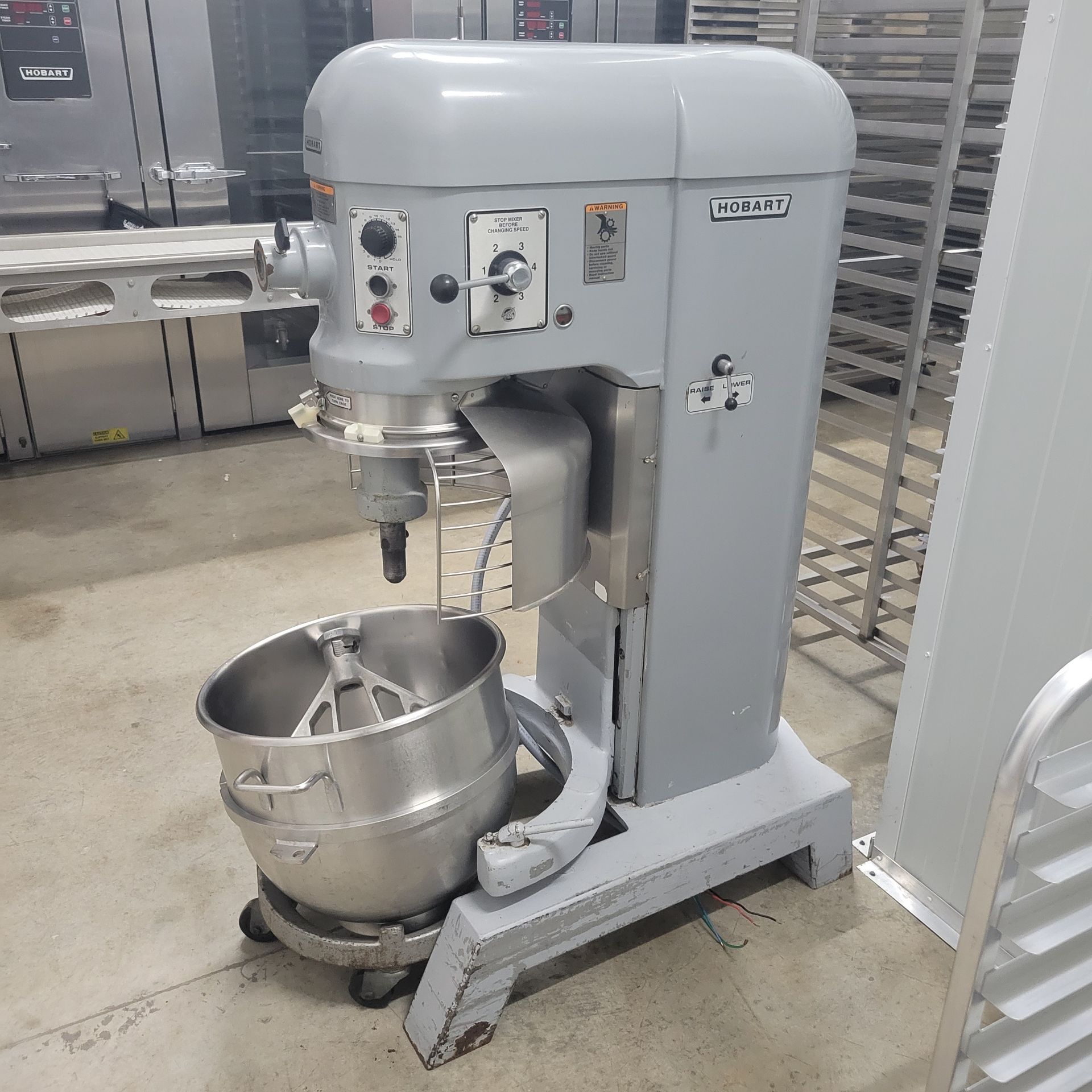 Hobart 60 Qt. Mixer, Model H-600T, S/N 31-111-067, 2 hp, 200 V, 1725 RPM, 3 Phase (Load Fee $75) - Image 3 of 5