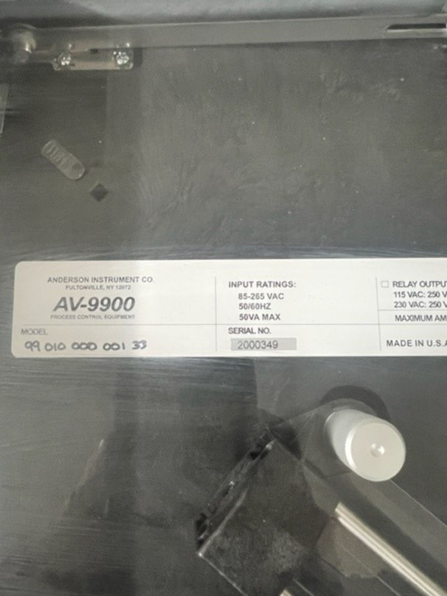 Anderson-Negele AV-9900 Chart Recorder, Model 9901000000133, S/N 2000349 (Load Fee $50) (Located - Image 2 of 2