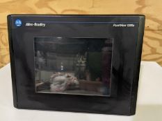 Lot of 2 ALLEN BRADLEY PanelView 1000e Touch Screen HMI; Model 2711E-T10C6 SER D (Located