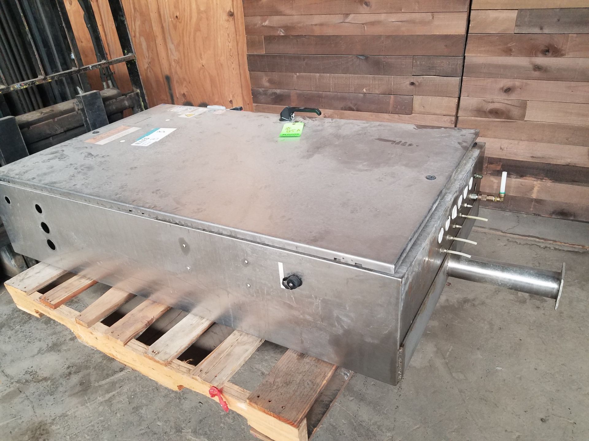 S/S Electric Cabinet - Aprox. 36" x 60" x 12" (Loading, Rigging & Site Management Fee $50.00 USD)