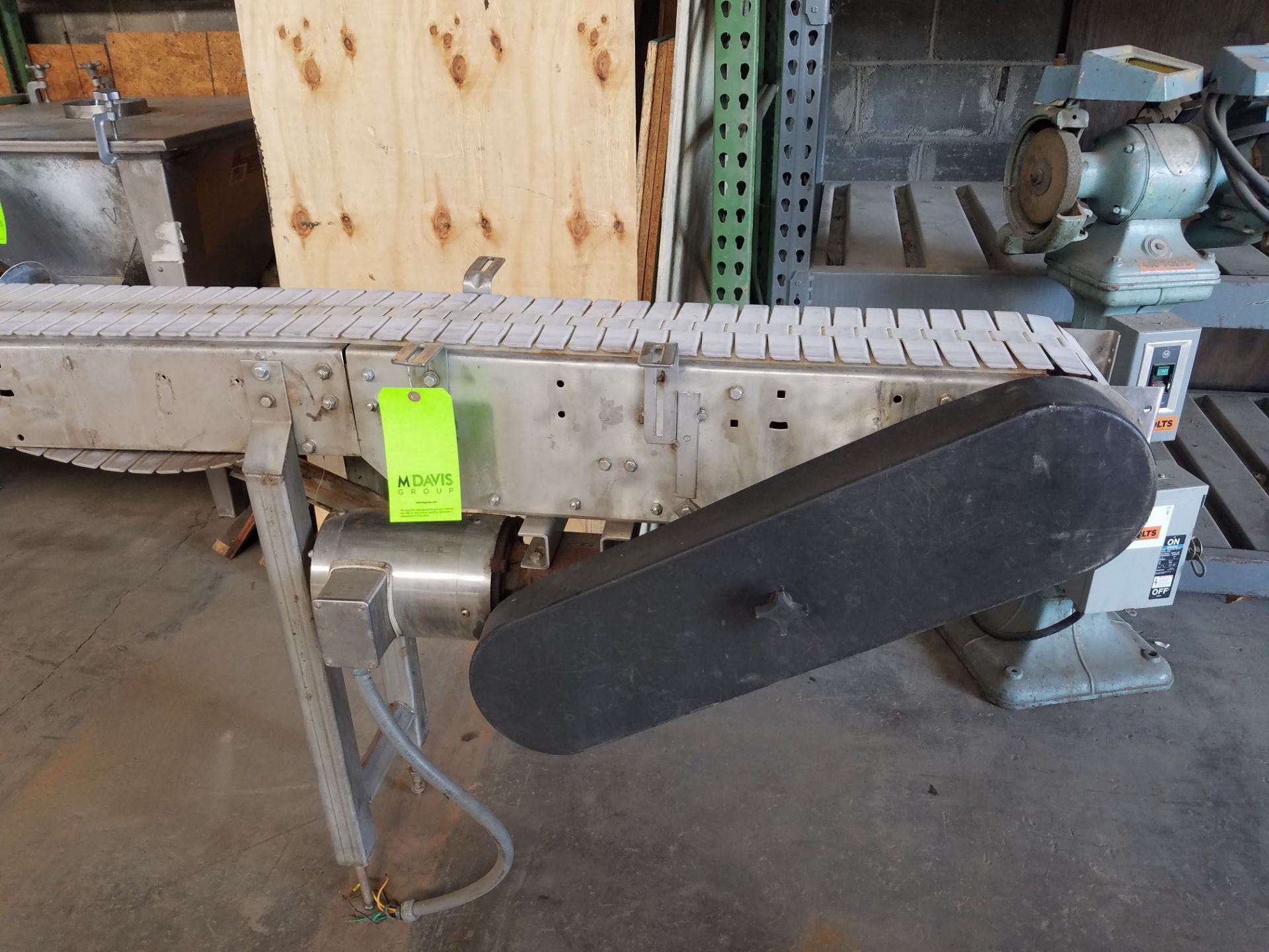 Aprox. 7-1/2" x 168" S/S Plastic Belt Conveyor with Wash Down Motor (Loading, Rigging & Site - Image 3 of 5