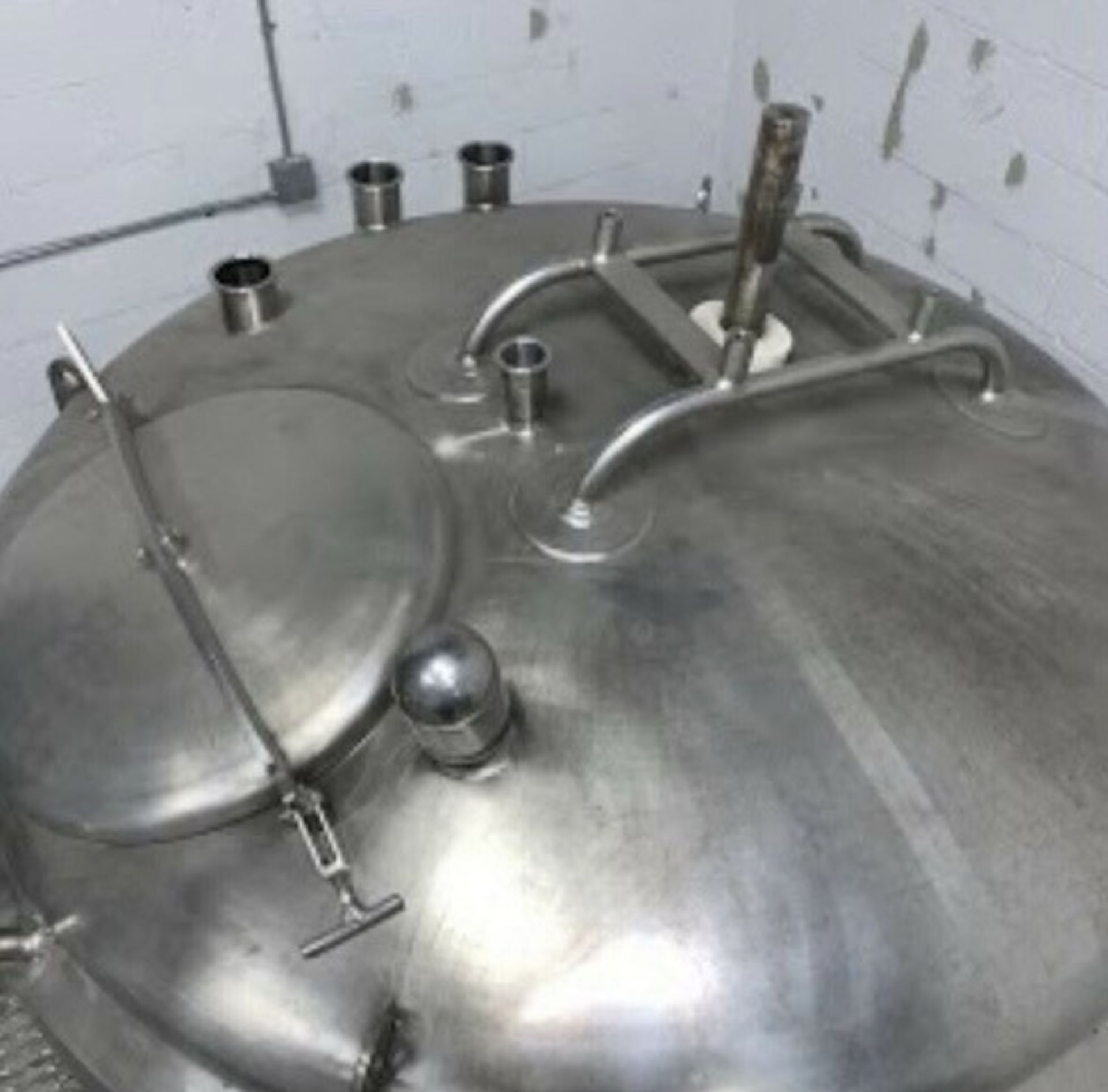 APV Crepaco 300 Gal. Jacketed Mix Tank, Max.75 psi - 350 Degree F Max. Temp., 14" Impeller - 2-3/ - Image 2 of 5