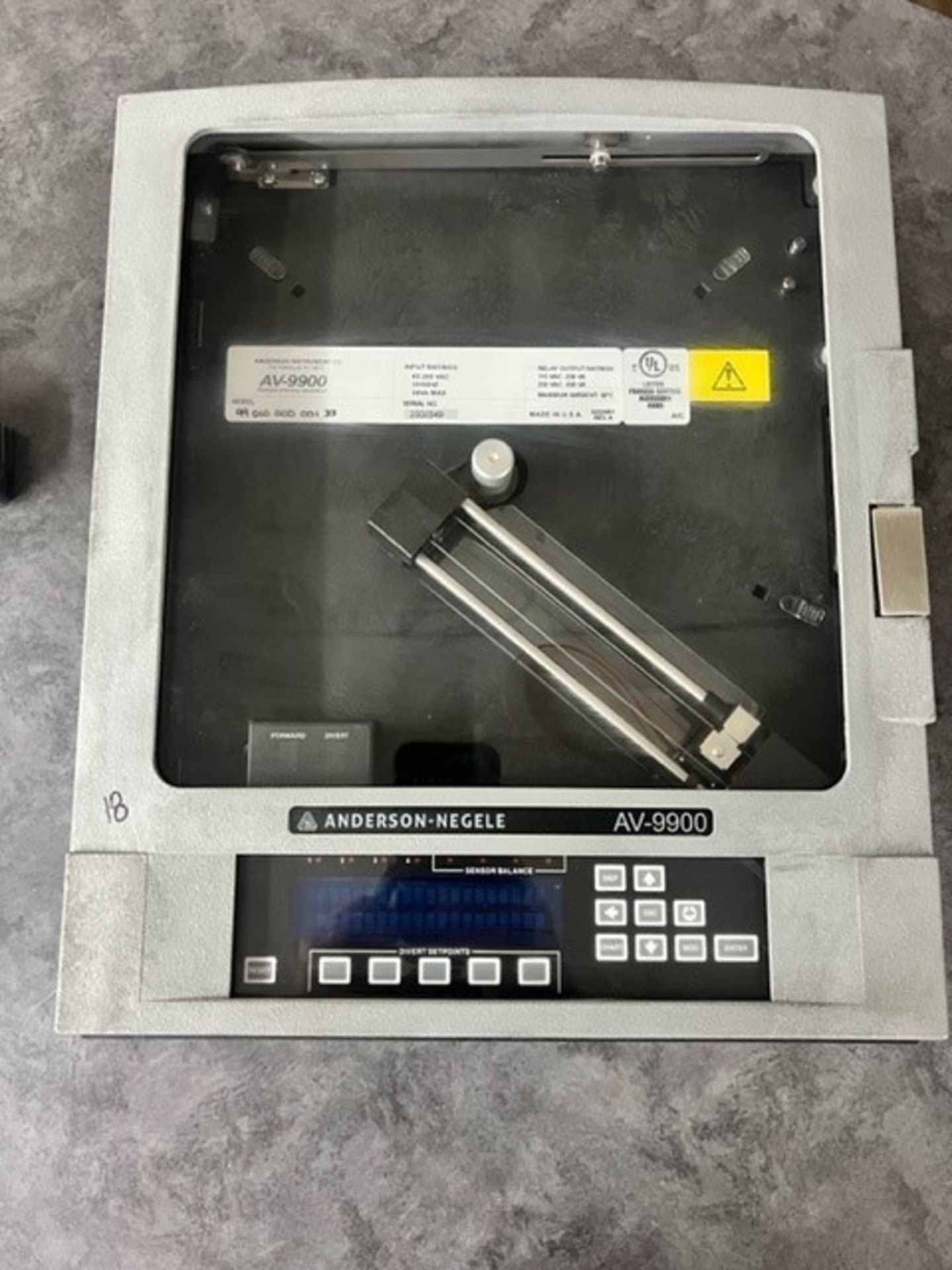 Anderson-Negele AV-9900 Chart Recorder, Model 9901000000133, S/N 2000349 (Load Fee $50) (Located