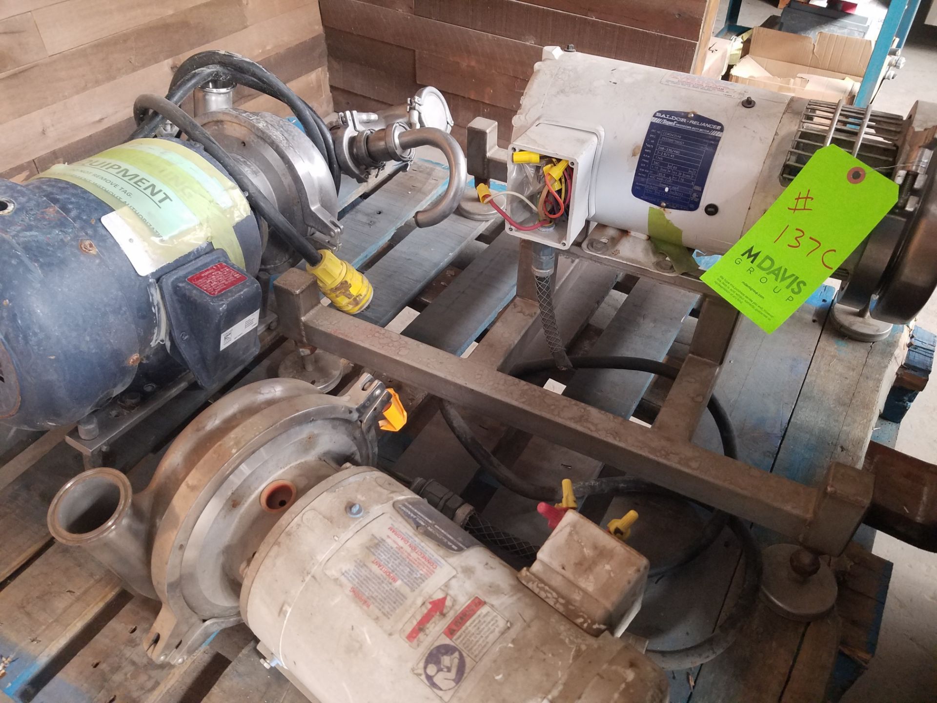 Pallet of 3 Motors and Pumps (Located Fort Worth, TX) - Image 3 of 3