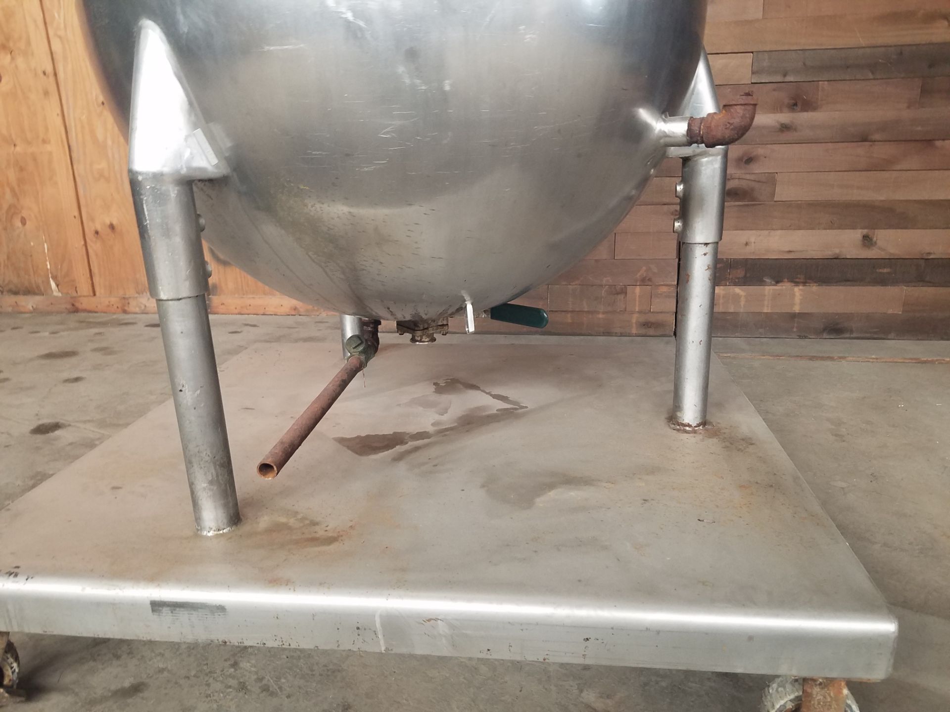 Chicago Stainless Steel 100 Gallon Jacketed Tank, S/N 619 (Loading, Rigging & Site Management Fee - Image 2 of 6