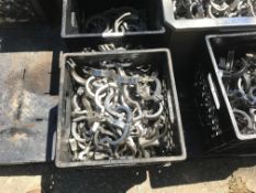 (100) 2" S/S Clamps (Loading Fee $50) (Located Union Grove, WI)