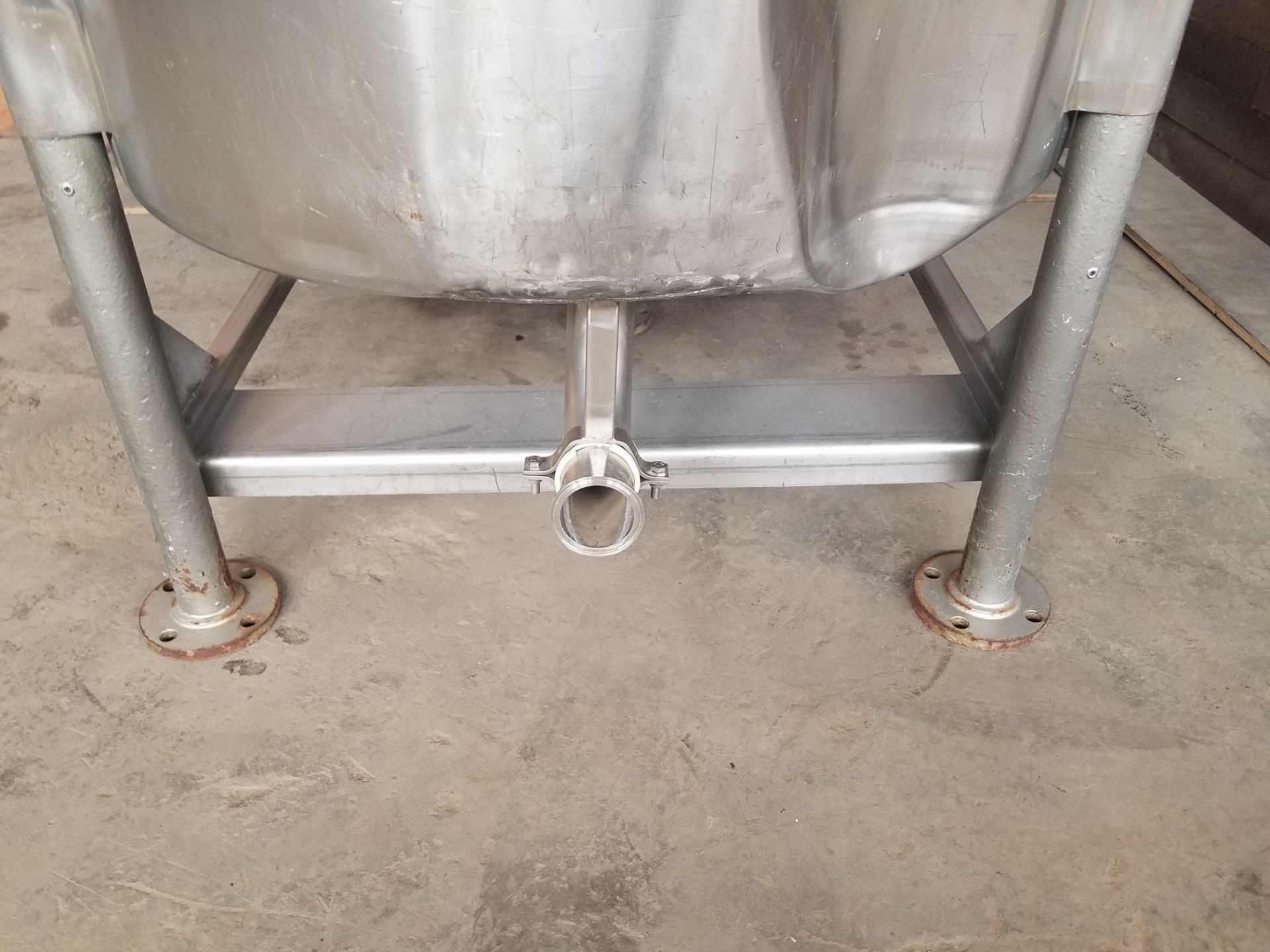 Stainless Steel Mixing Tank, Aprox. 36" wide x 36" high (Located Fort Worth, TX) - Image 2 of 4