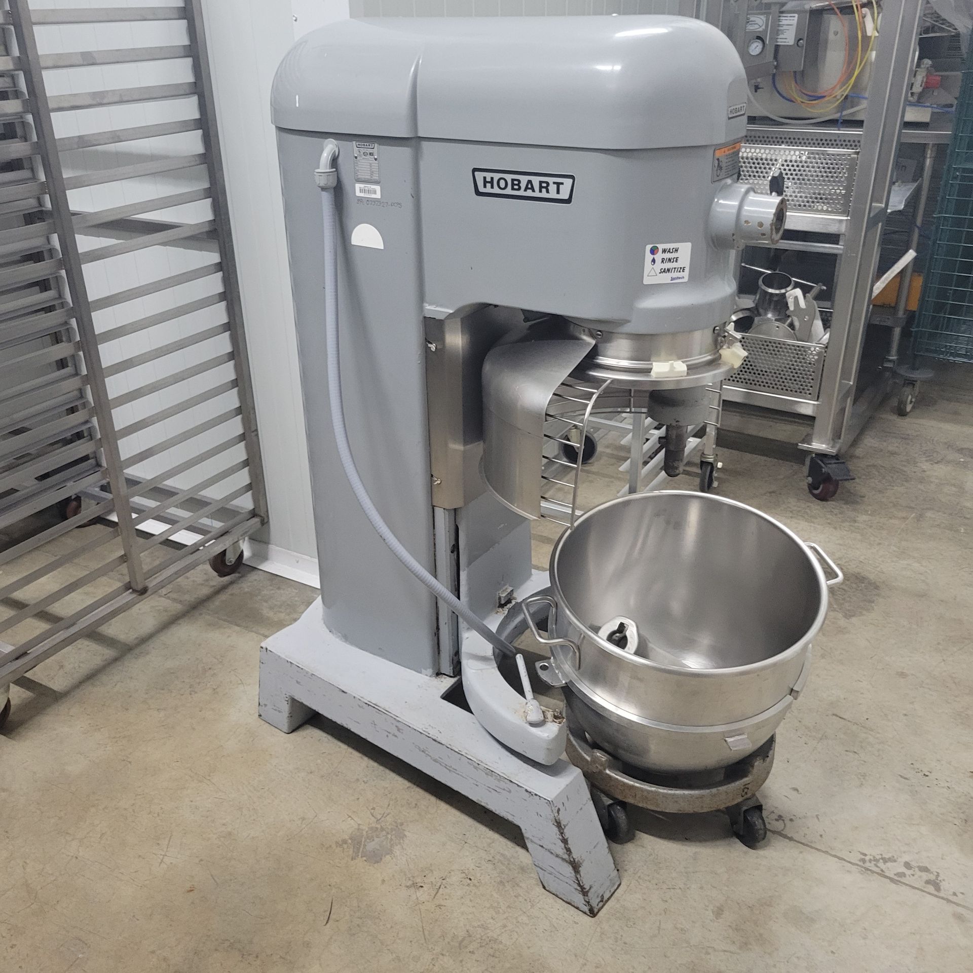 Hobart 60 Qt. Mixer, Model H-600T, S/N 31-111-067, 2 hp, 200 V, 1725 RPM, 3 Phase (Load Fee $75) - Image 2 of 5