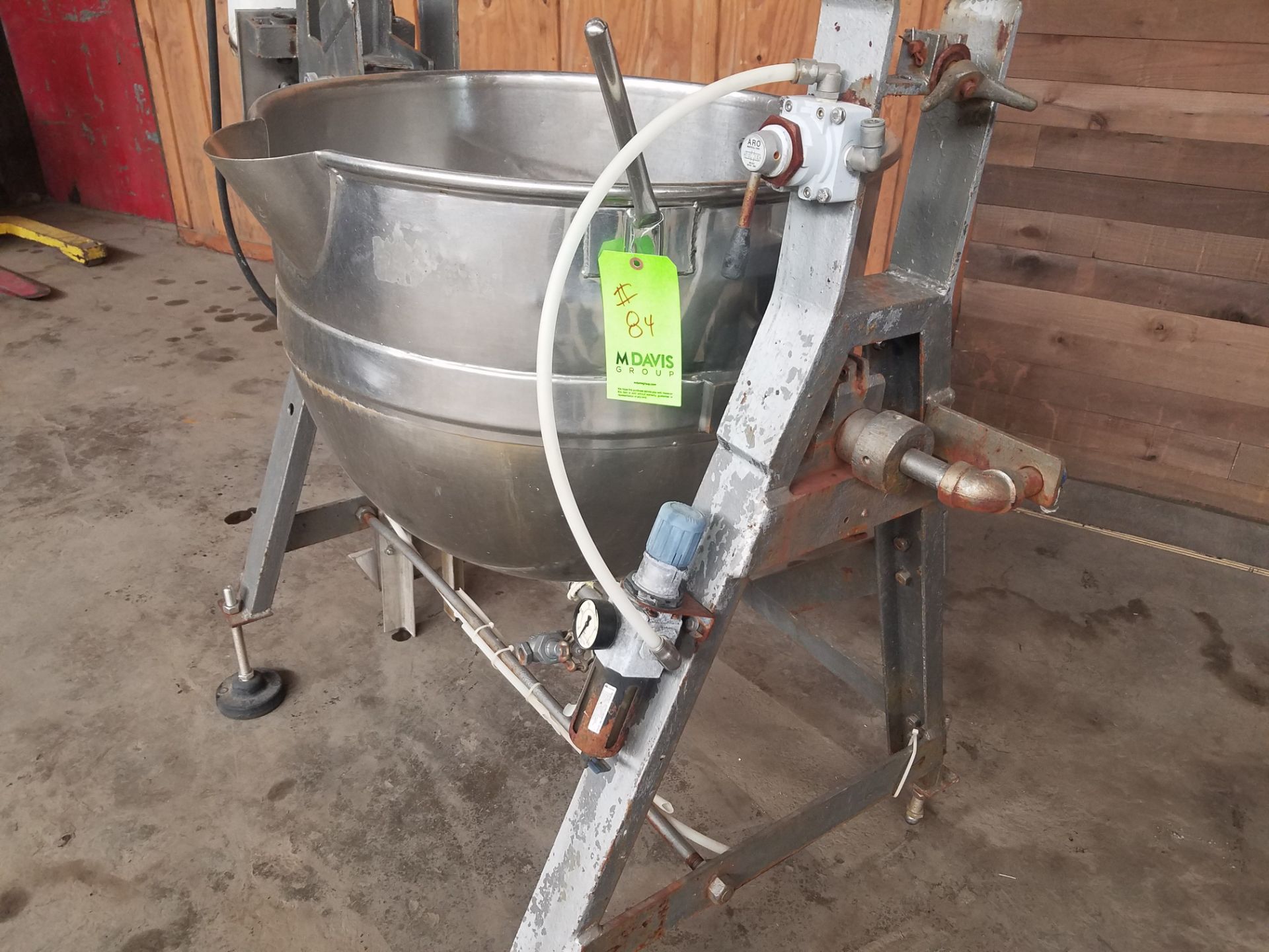 Lee 50 Gallon Stainless Steel Jacketed Kettle, Serial # 827, HP 3/4, Volt 230- 460(Loading, Rigging - Image 2 of 6