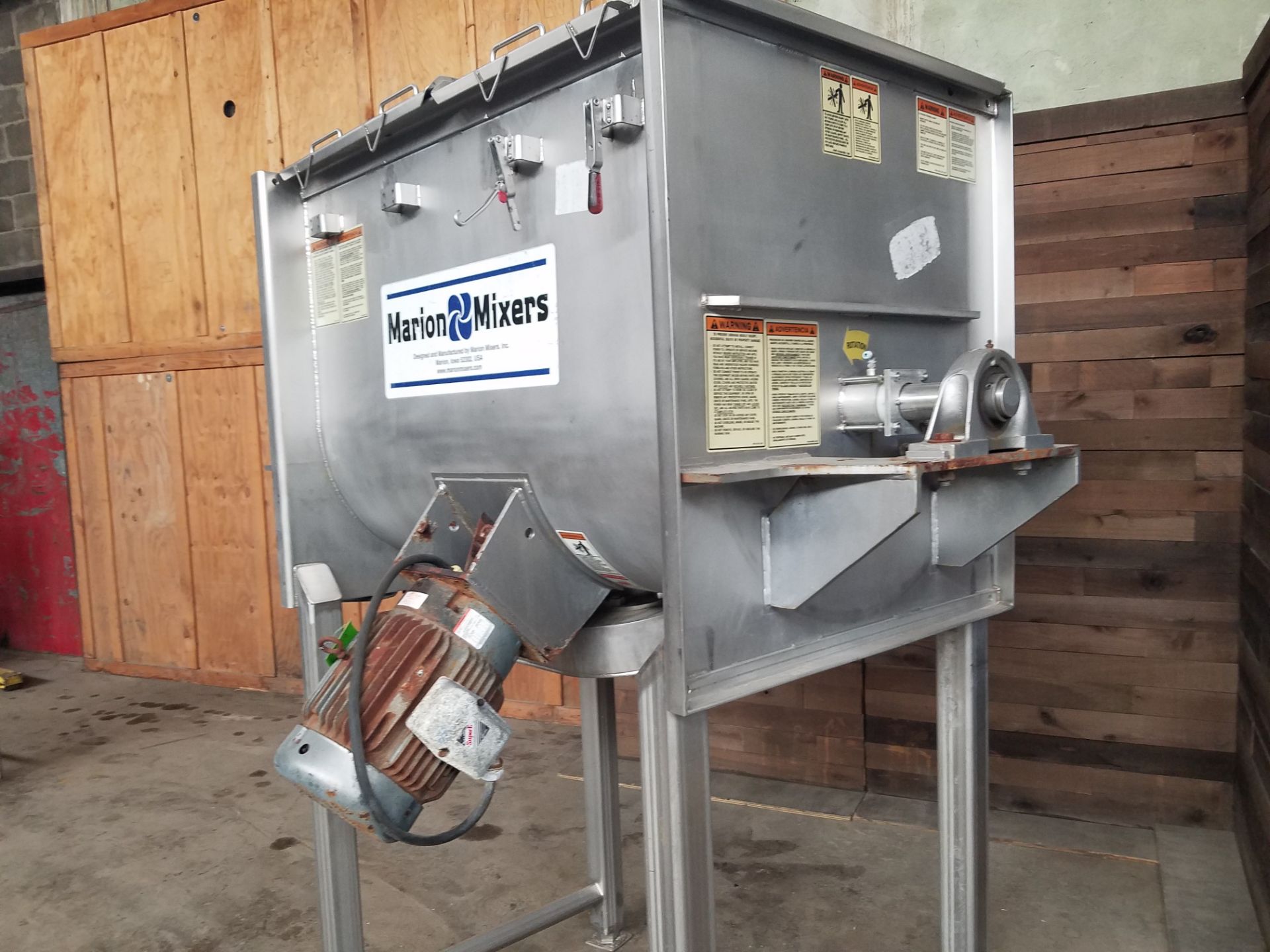 Marion SPS-278 Blending Mixer, Serial # 07618, 15 cu.ft., Volt 230/460 (Loading, Rigging & Site - Image 2 of 7