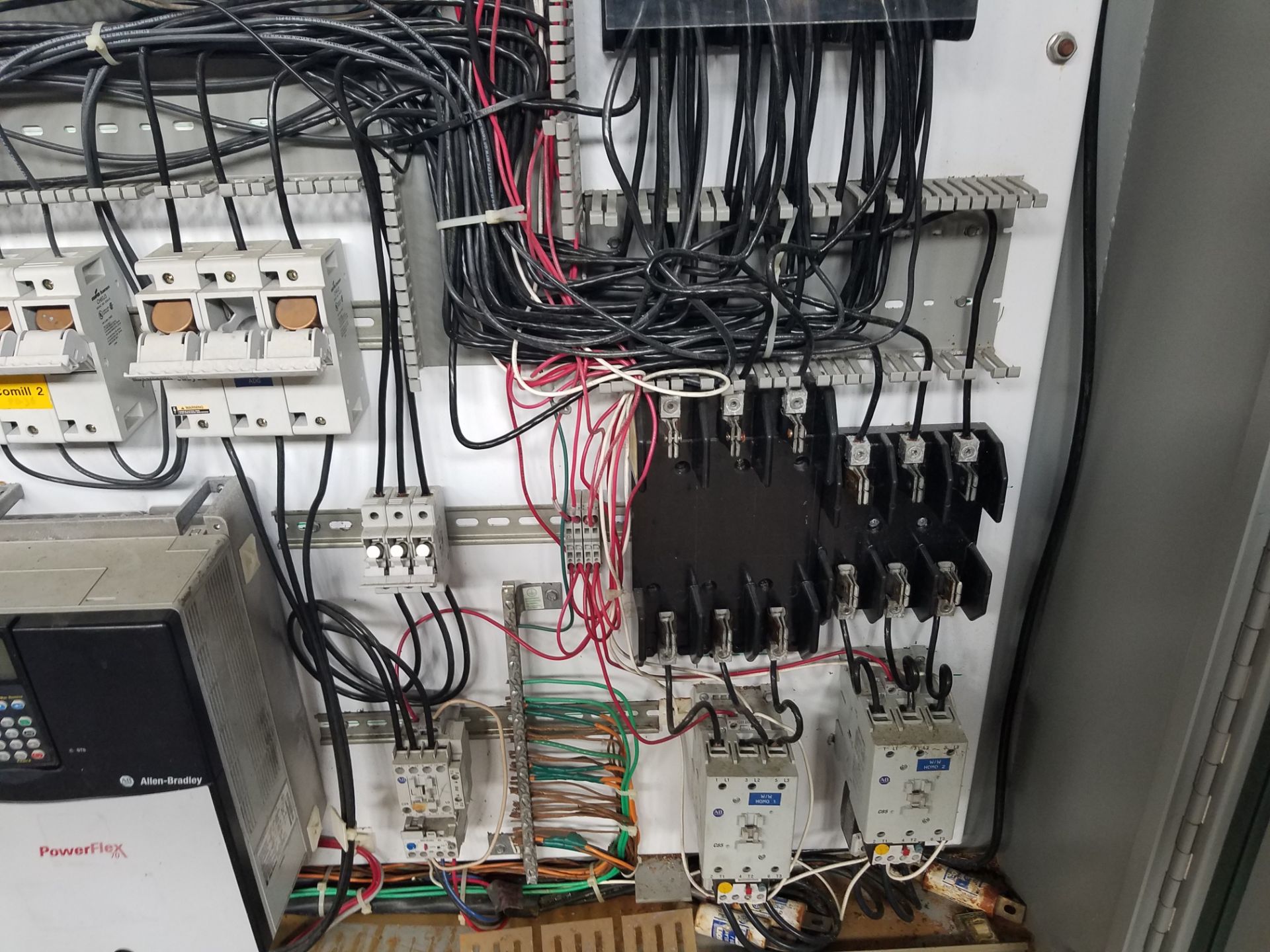 Electric Control Panel - Aprox. 60 x 12 x 72 with Allen Bradley Flex Logix 5434 PLC and (3) Allen - Image 4 of 5