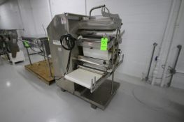 Arcobaleno Pasta Stripe Machine 540MM, M/N ARCO540, S/N 06348, 230 Volts, 3 Phase, Mounted on S/S