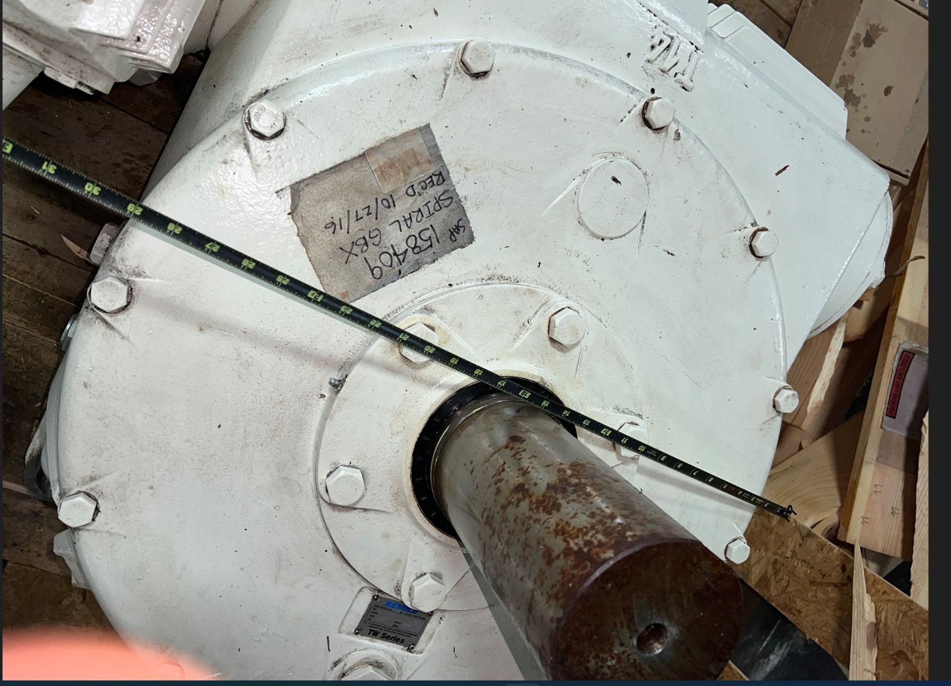 Never Used Gear Box for Spiral Freezer Gear - Large item 2500-pound, with 5" output shaft, 1.75" - Image 8 of 12