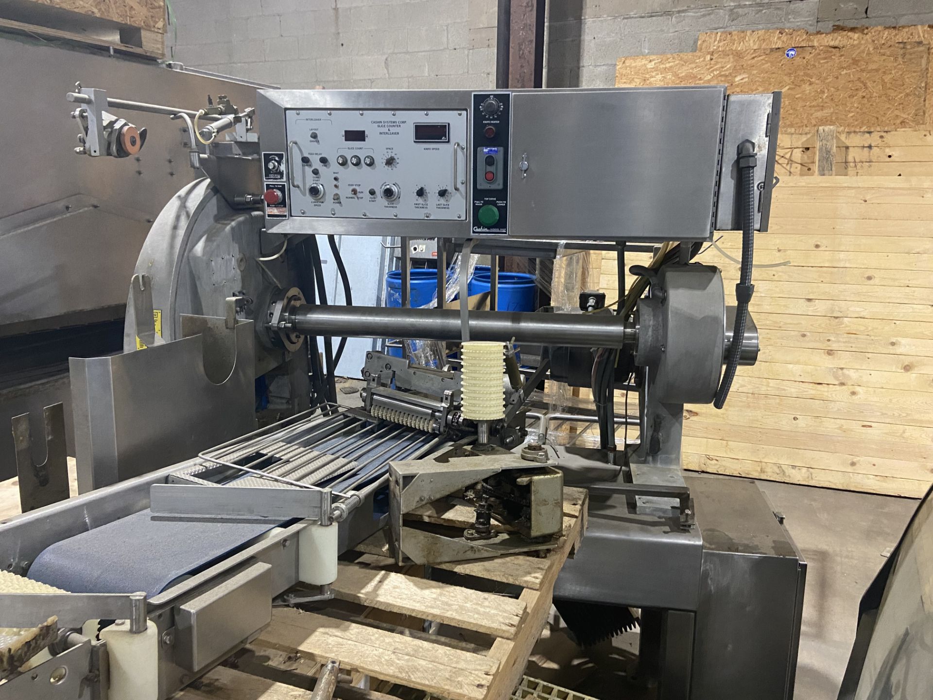 Cashin Systems Corp. Slice Counter & Interleaver, M/N 3027 (LOCATED IN FT. ATKINSON, WI) (RIGGING,