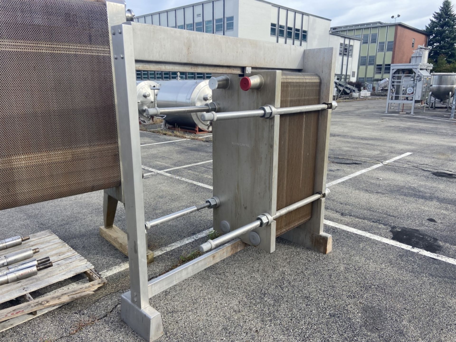 Alpha Laval S/S Plate Heat Exchanger, Type H10-RG, S/N 3951 Max. Work Pressure 1.0 MPA 10 Bar,
