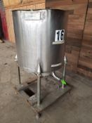 Aprox. 30" wide x 30" high Stainless Steel Mixing Tank (Located Fort Worth, TX)