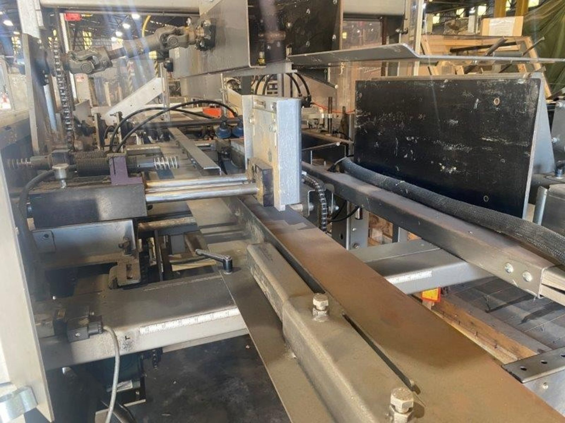 PEARSON CE35 Case Erector (Gluer); Mfg 2006; Incomplete (missing PLC, HMI, glue tank) (Located - Image 6 of 7