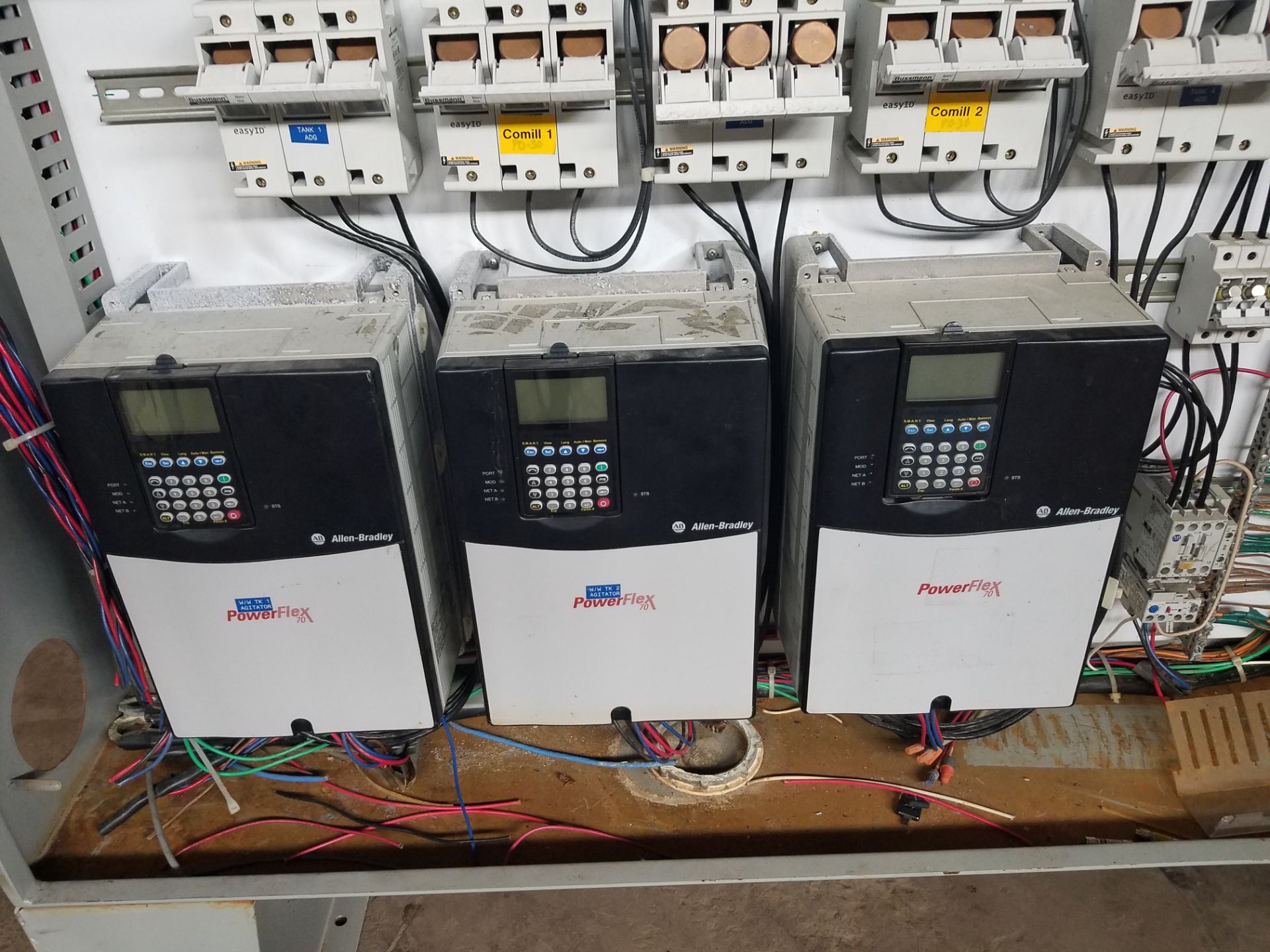 Electric Control Panel - Aprox. 60 x 12 x 72 with Allen Bradley Flex Logix 5434 PLC and (3) Allen - Image 3 of 5