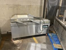 Henkelman Dual Chamber Vacuum Sealer, Mounted on Portable S/S Frame (LOCATED IN FT. ATKINSON, WI) (