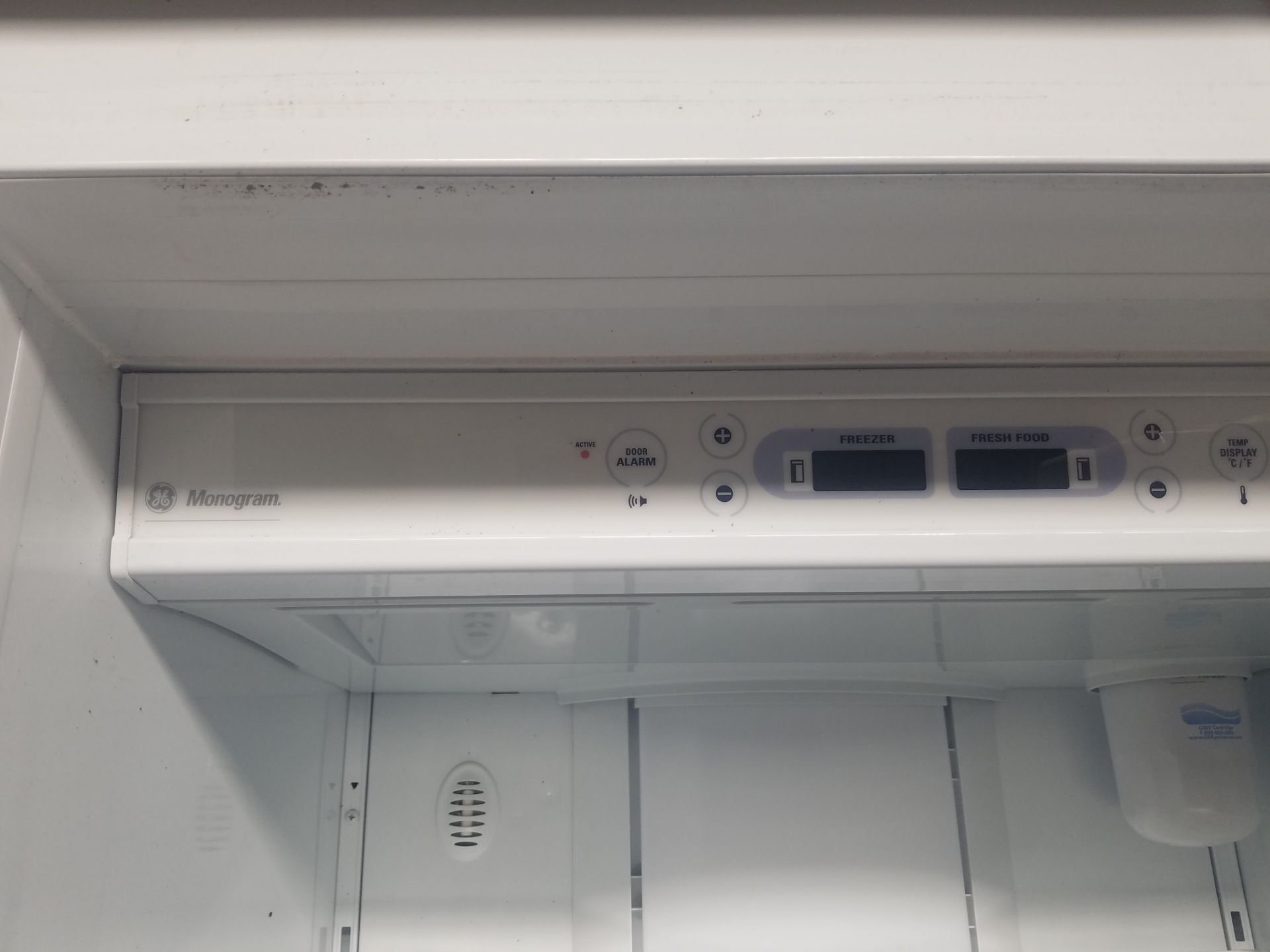 GE Monugram Build-in Side-By-Side Refrigerator / Ice Maker (Loading, Rigging & Site Management Fee - Image 5 of 5