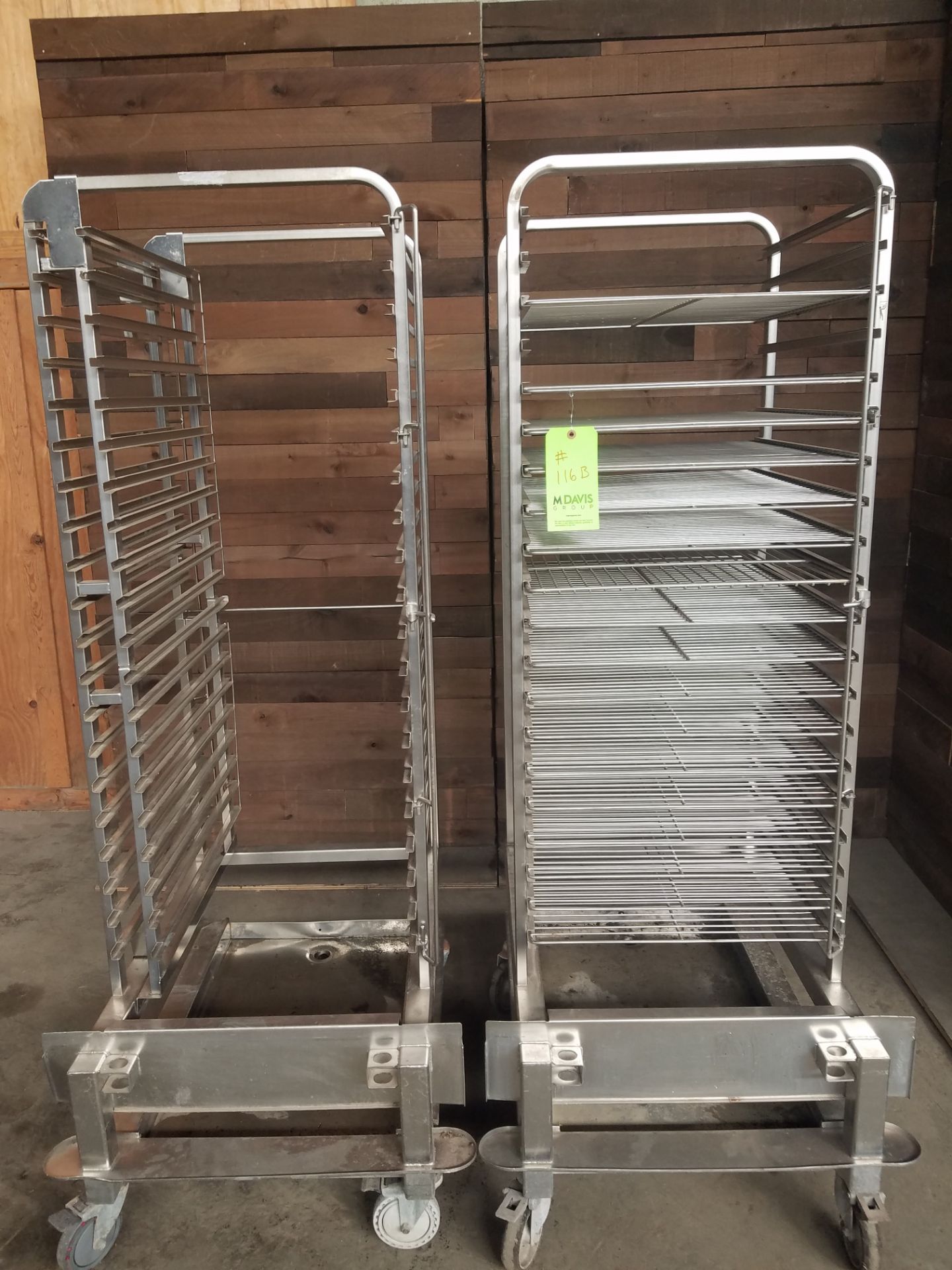 (2) Roll in Racks Rational Oven (Loading, Rigging & Site Management Fee $50.00 USD)(Located