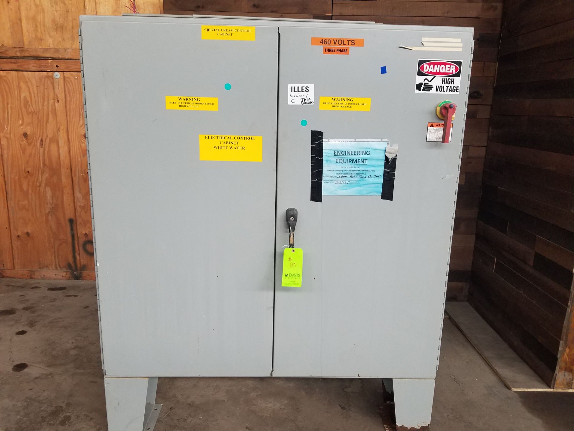 Electric Control Panel - Aprox. 60 x 12 x 72 with Allen Bradley Flex Logix 5434 PLC and (3) Allen