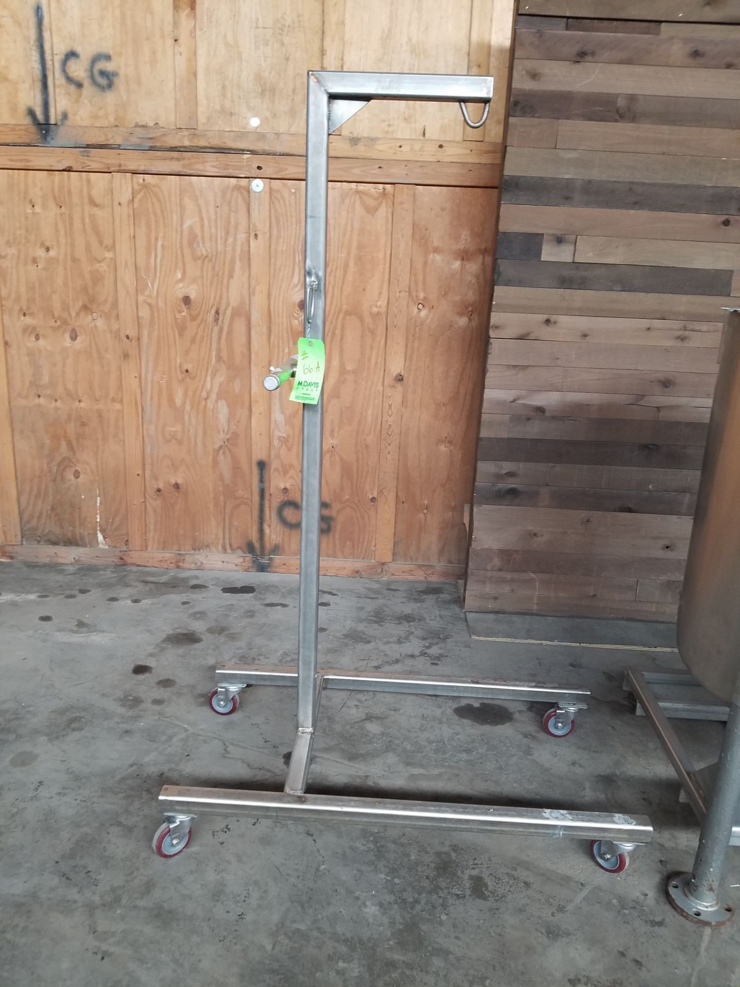 Rolling Stainless Steel Stand, Aprox. 27 x 48 x 74 (Located Fort Worth, TX)