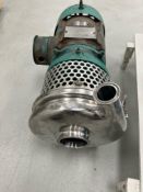 Tri-Clover S/S Centrifugal Pump, 3 hp Motor, 3 Phase (Rigging/Loading Fee $200) (Located Dayton, OH