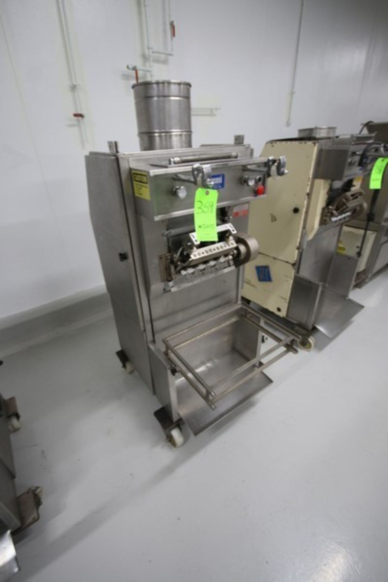 Toresani Tortellini Machine, M/N MR265A, Type 85451, 220 Volts, Mounted on Portable Frame (LOCATED - Image 2 of 4