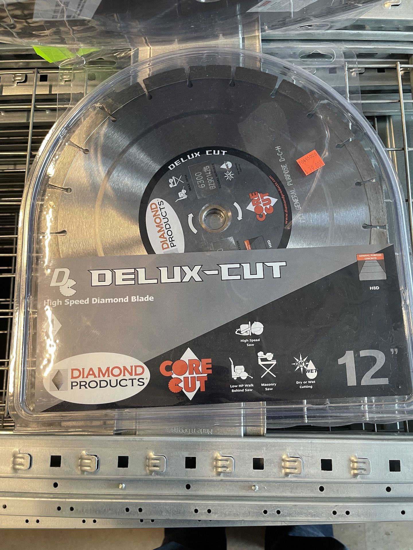 (2) DIAMOND PRODUCTS DELUX-CUT SAW BLADES (SEE PHOTOS FOR DETAILS) (ALL PURCHASES MUST BE PAID FOR - Image 3 of 4