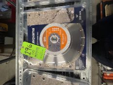 (2) NEW HUSQVARNA QH5 DIAMOND SAW BLADE, 14", 350 MM (ALL PURCHASES MUST BE PAID FOR AND REMOVED