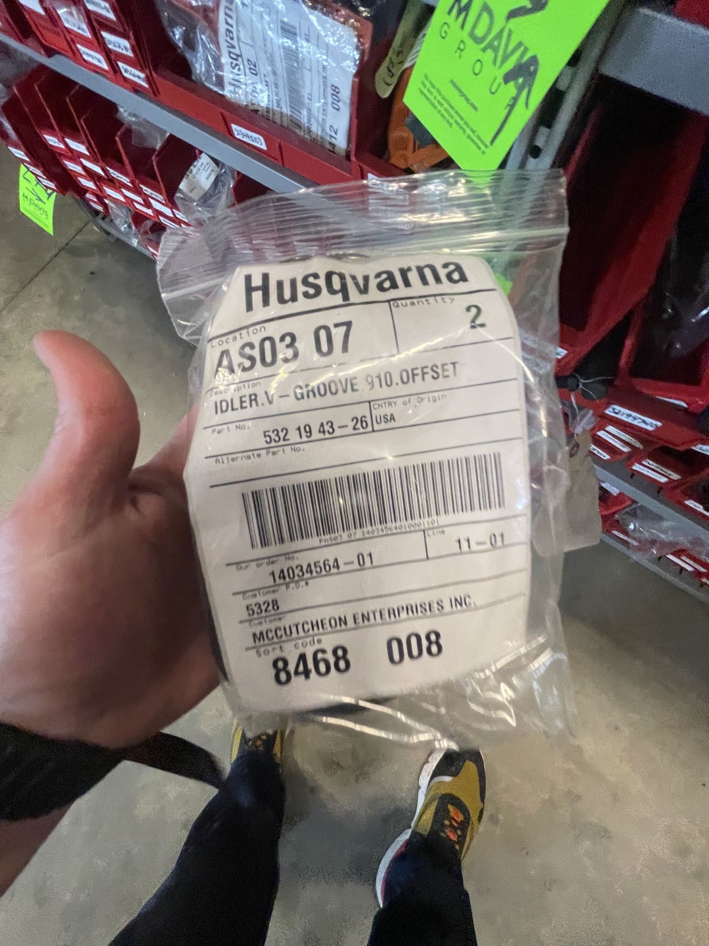 ASSORTED HUSQVARNA PARTS AND MRO (SEE PHOTOS FOR INFORMATION) (ALL PURCHASES MUST BE PAID FOR AND - Image 6 of 28