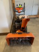 HUSQVARNA SNOW BLOWER, MODEL ST230P, WORKING WIDTH 30" (SEE TAG IN PHOTOS FOR MORE INFORMATION) (ALL