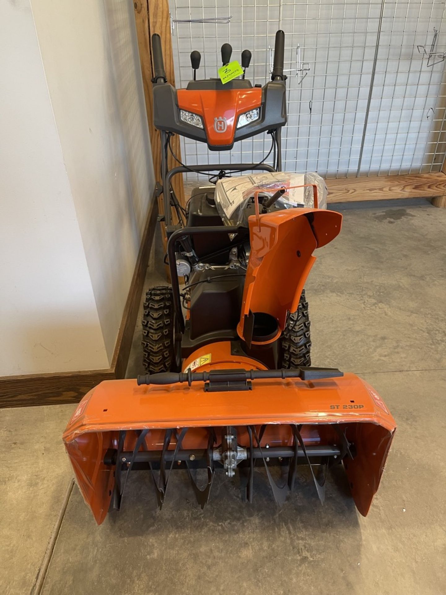 HUSQVARNA SNOW BLOWER, MODEL ST230P, WORKING WIDTH 30" (SEE TAG IN PHOTOS FOR MORE INFORMATION) (ALL