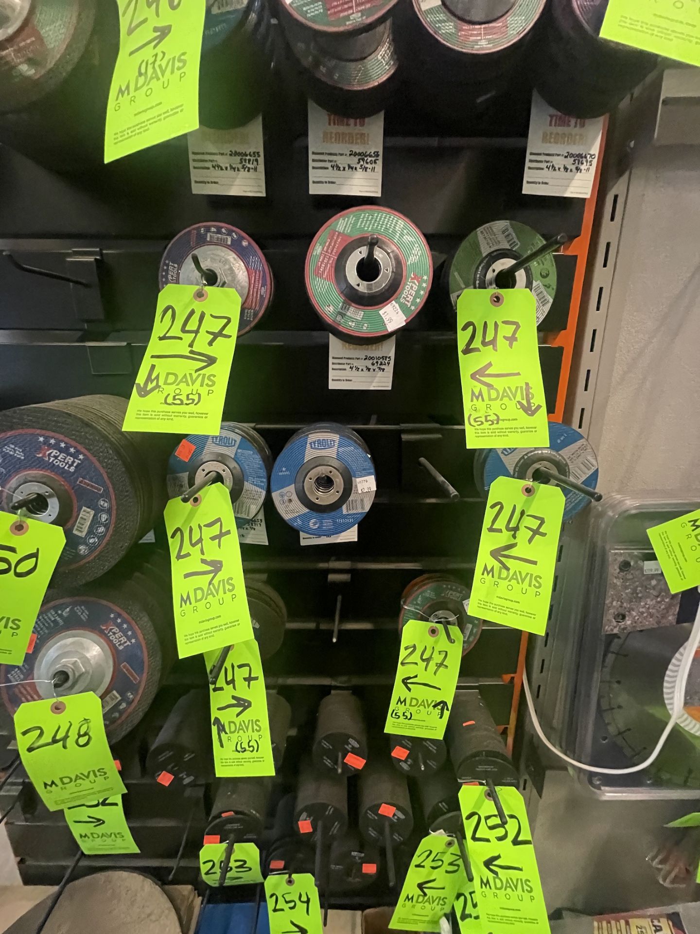NEW APPROX. (55) GRINDING WHEELS (SEE PHOTOS FOR ADDITIONAL INFORMATION) (ALL PURCHASES MUST BE PAID - Image 2 of 9